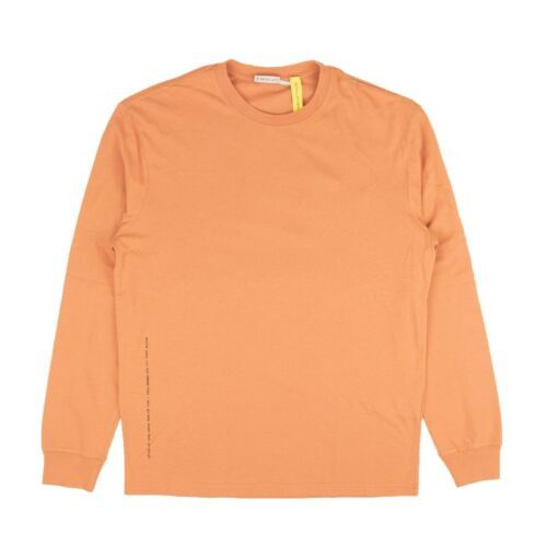 Moncler Salmon Orange 7 FRGMT Hiroshi Fujiwara Logo T-Shirt S | Grailed