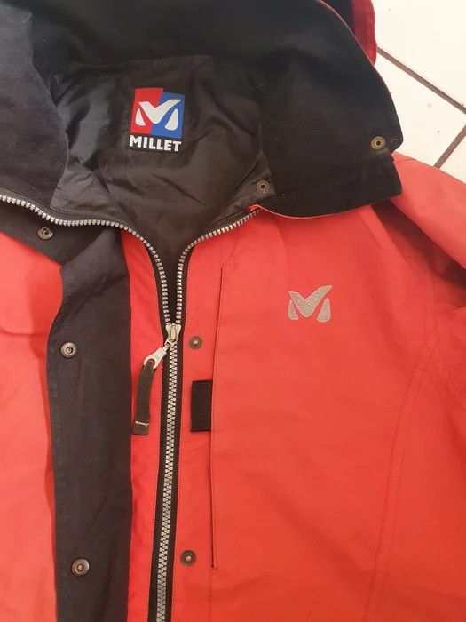 Goretex × Vintage MILLET Gore-tex Vtg Hooded Outdoor Jacket,sz L Size US L / EU 52-54 / 3 - 6 Thumbnail