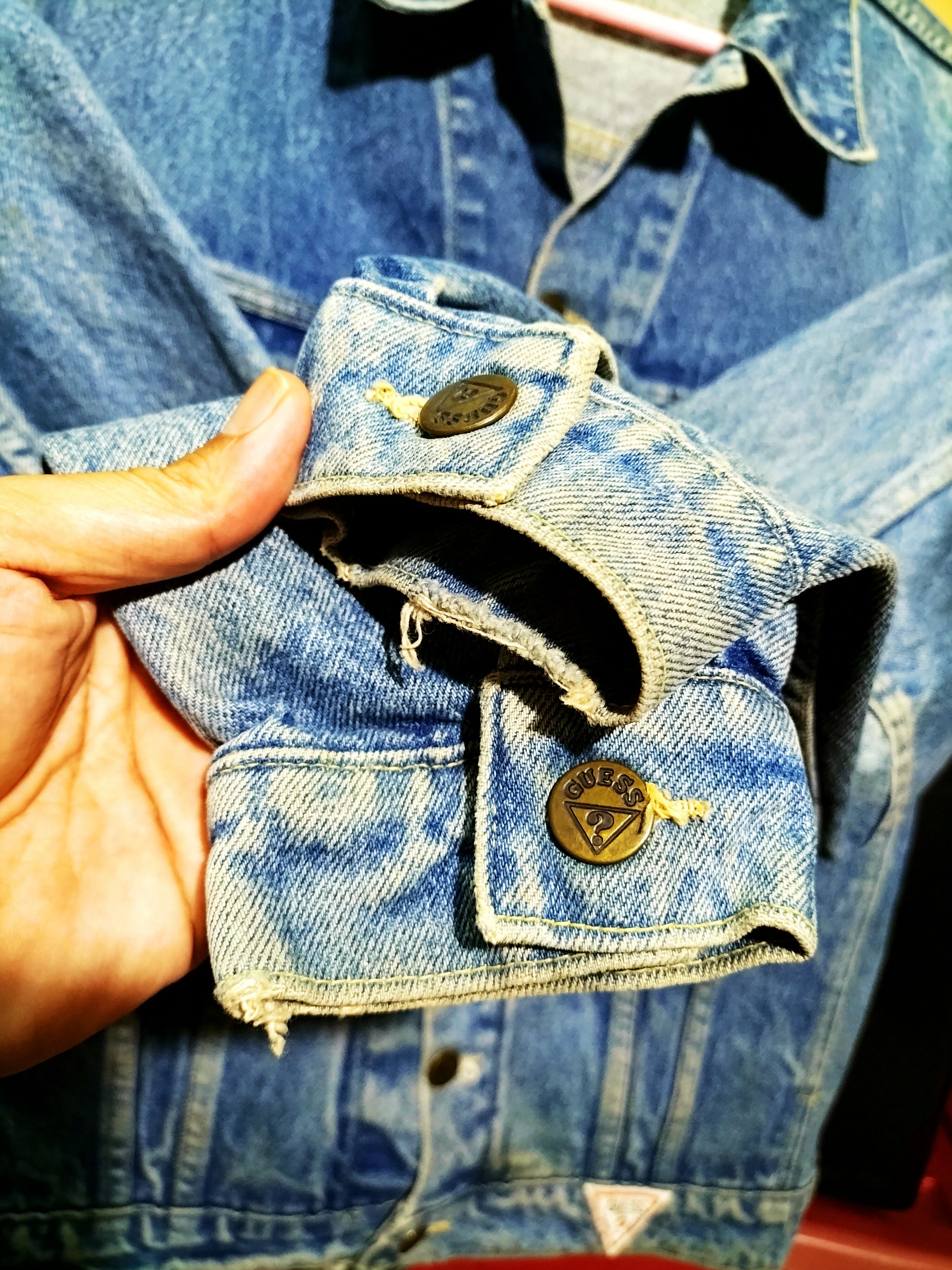Guess 90s Guess Jeans Jacket fashion streetwear Size US L / EU 52-54 / 3 - 4 Thumbnail