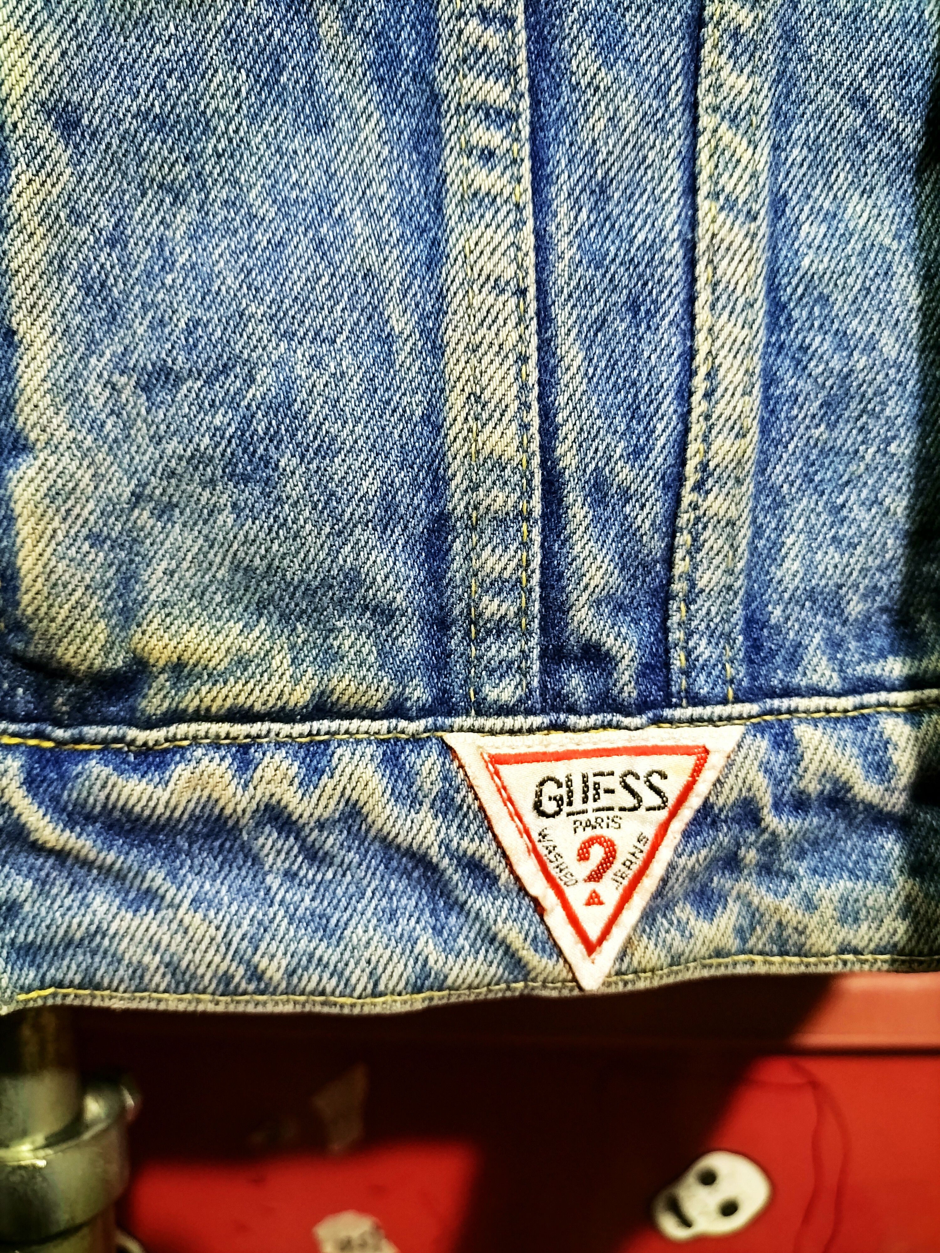 Guess 90s Guess Jeans Jacket fashion streetwear Size US L / EU 52-54 / 3 - 3 Thumbnail