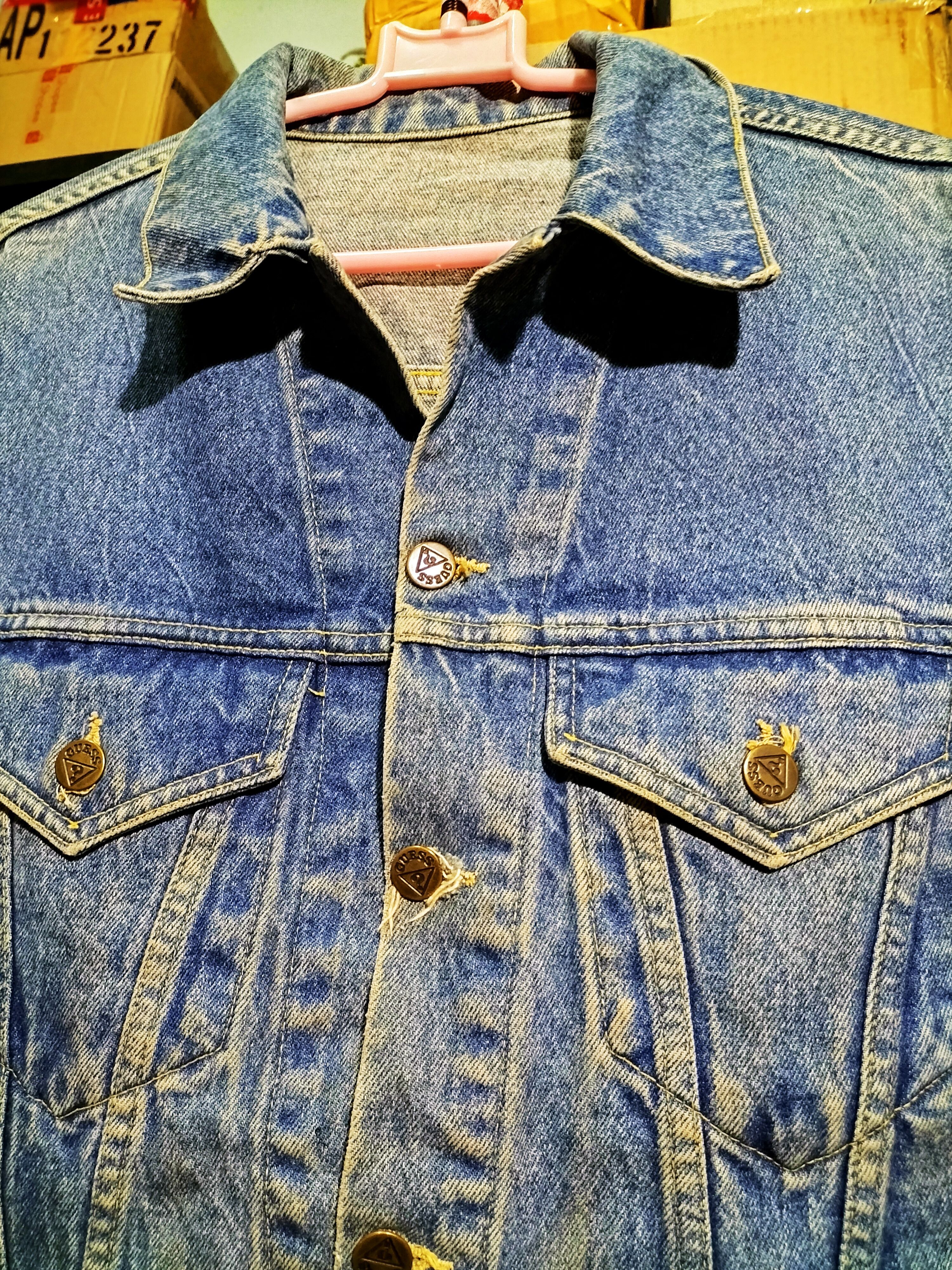 Guess 90s Guess Jeans Jacket fashion streetwear Size US L / EU 52-54 / 3 - 2 Thumbnail