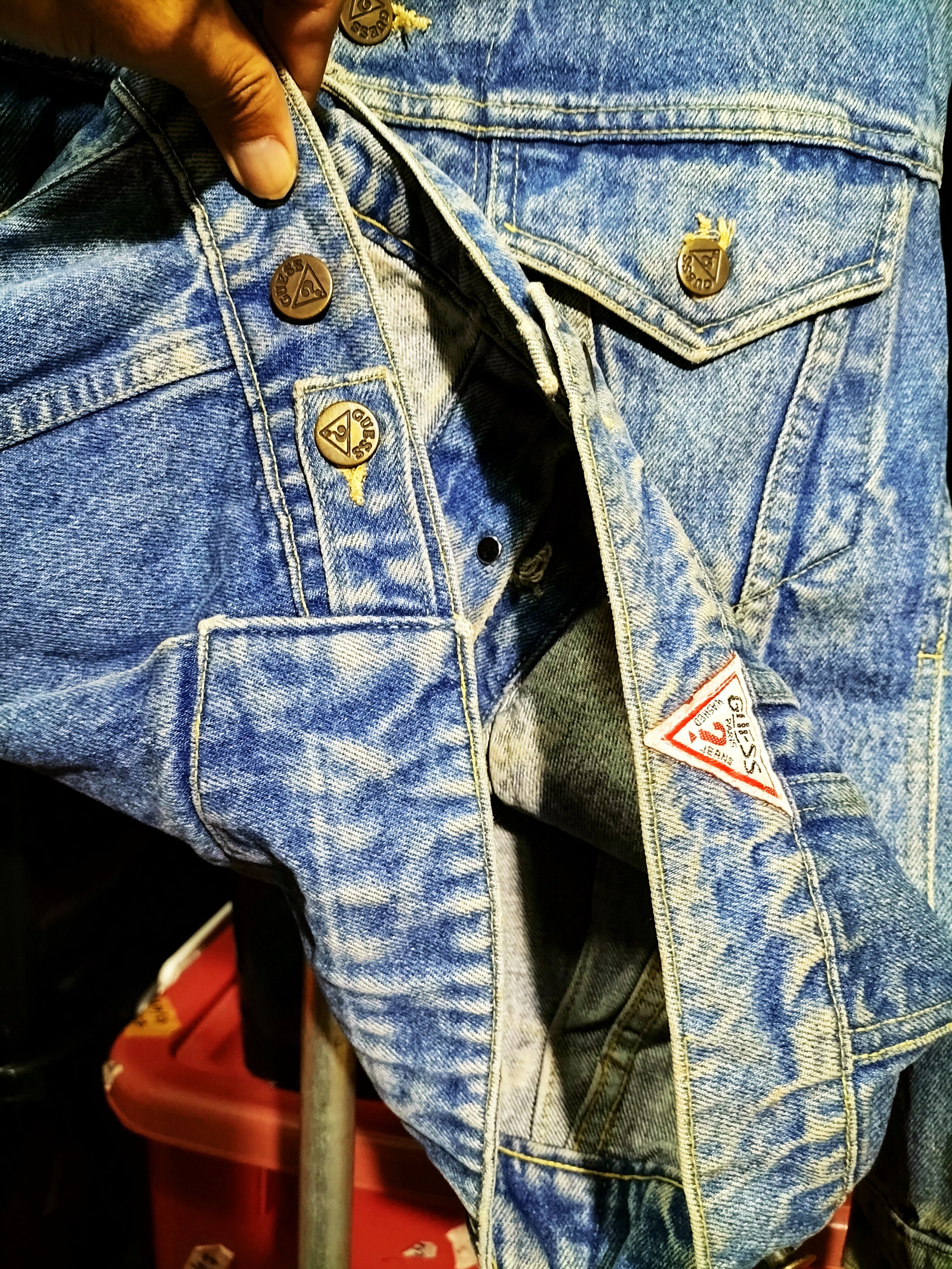 Guess 90s Guess Jeans Jacket fashion streetwear Size US L / EU 52-54 / 3 - 5 Thumbnail