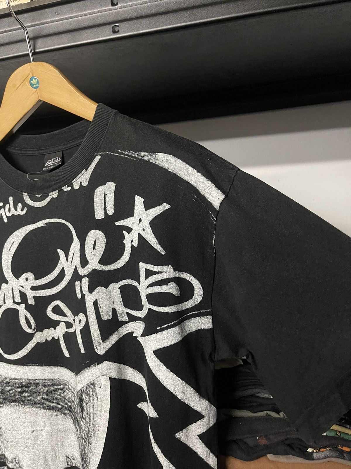 Rap Tees × Vintage Vintage Aop Rapper Hiphop Faded Tees Size US L / EU 52-54 / 3 - 6 Thumbnail