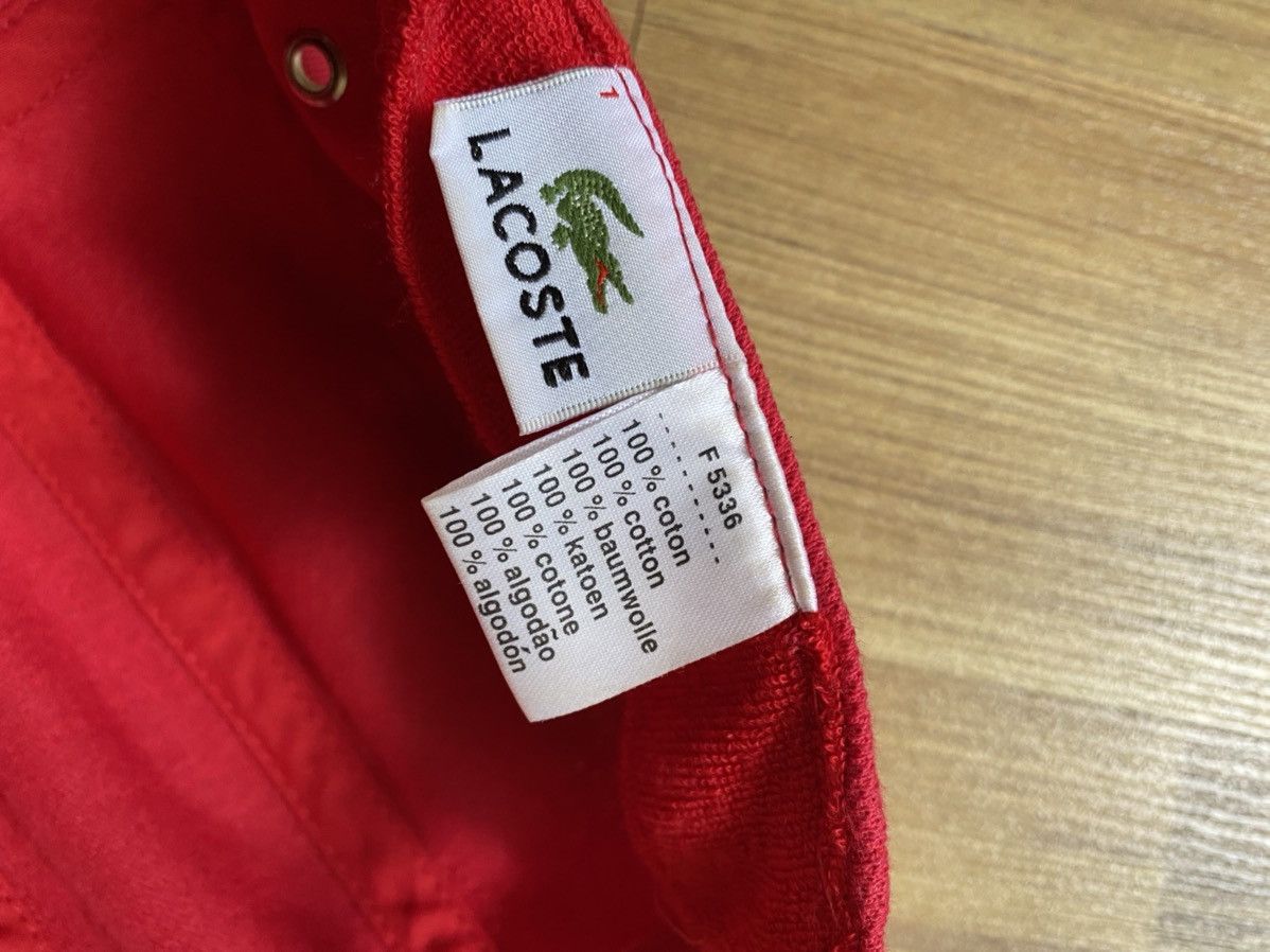 Lacoste Vintage Lacoste 5 Panel Cap Hat Size 38 - 7 Thumbnail