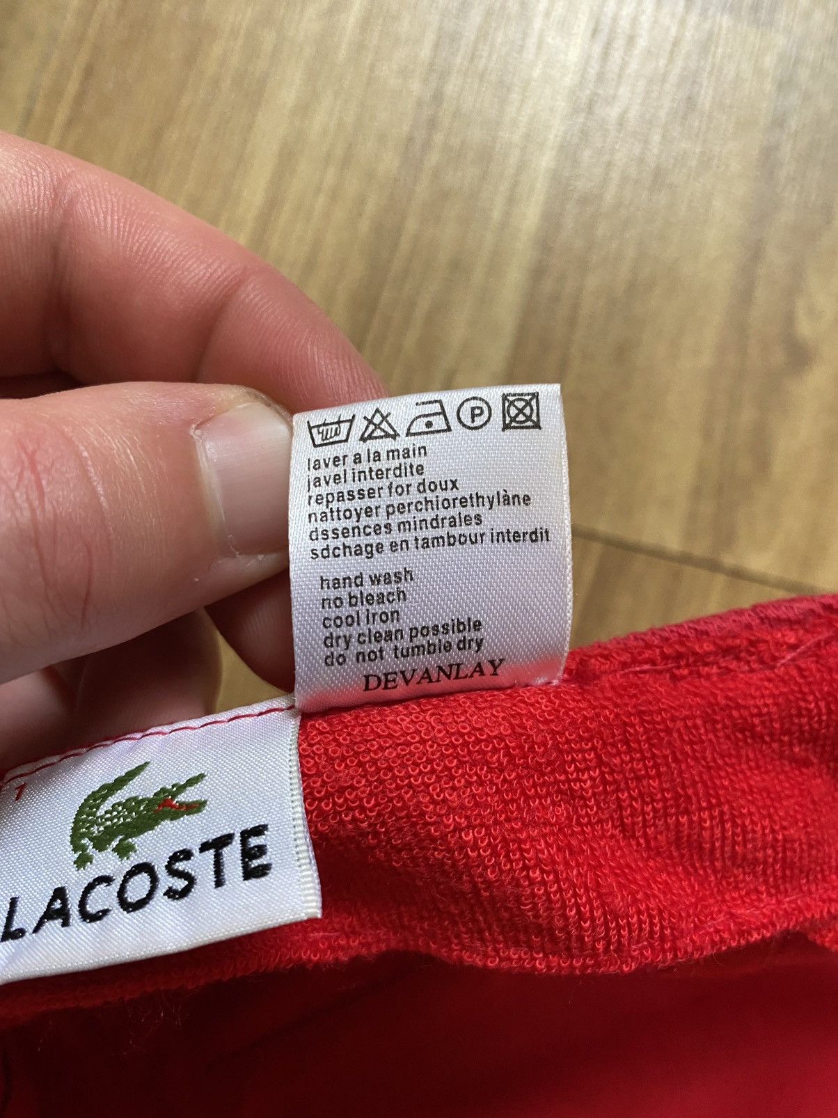 Lacoste Vintage Lacoste 5 Panel Cap Hat Size 38 - 8 Thumbnail