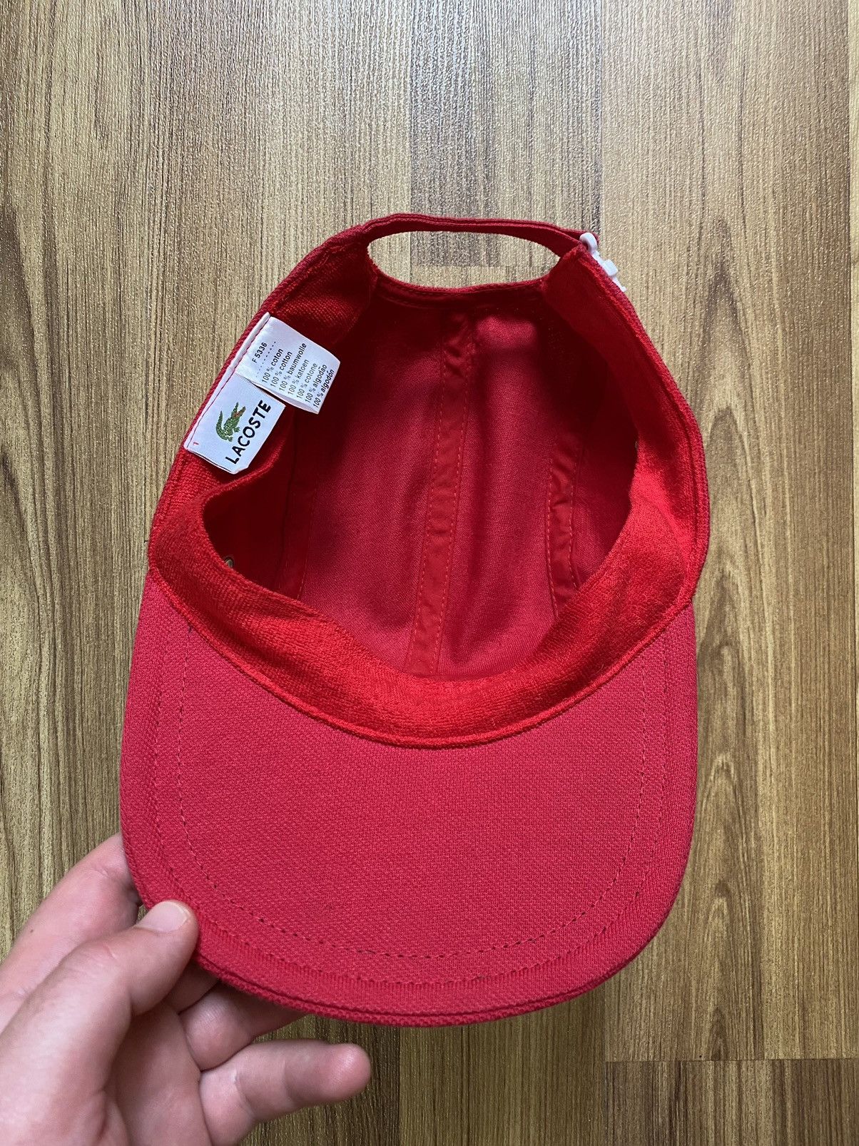 Lacoste Vintage Lacoste 5 Panel Cap Hat Size 38 - 5 Thumbnail