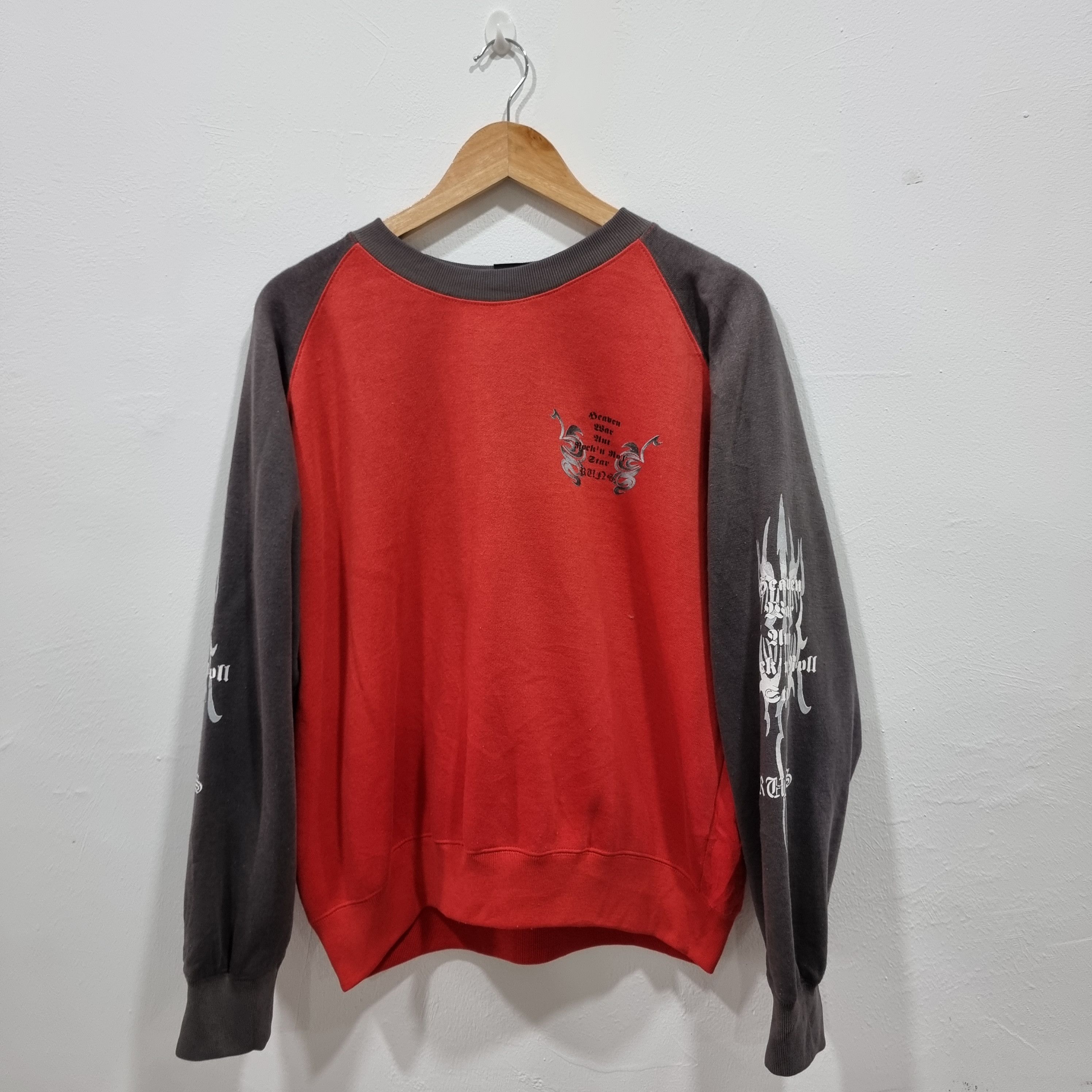 Band Tees × Japanese Brand Runs streetwear punk rock style gothic poem y2k design Size US L / EU 52-54 / 3 - 1 Thumbnail