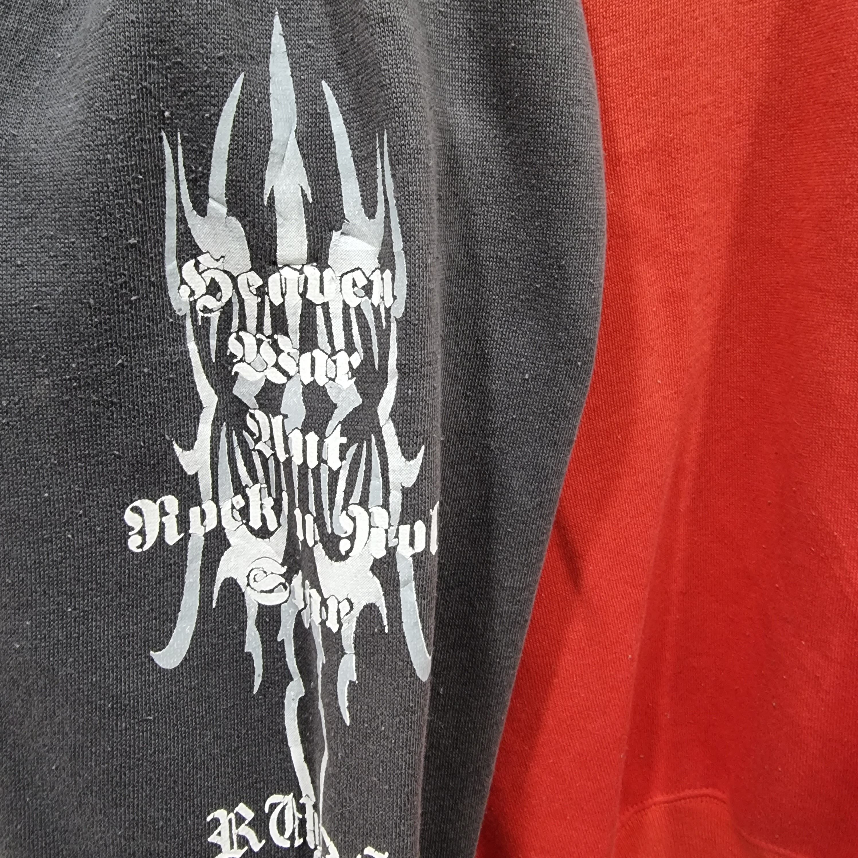 Band Tees × Japanese Brand Runs streetwear punk rock style gothic poem y2k design Size US L / EU 52-54 / 3 - 4 Thumbnail