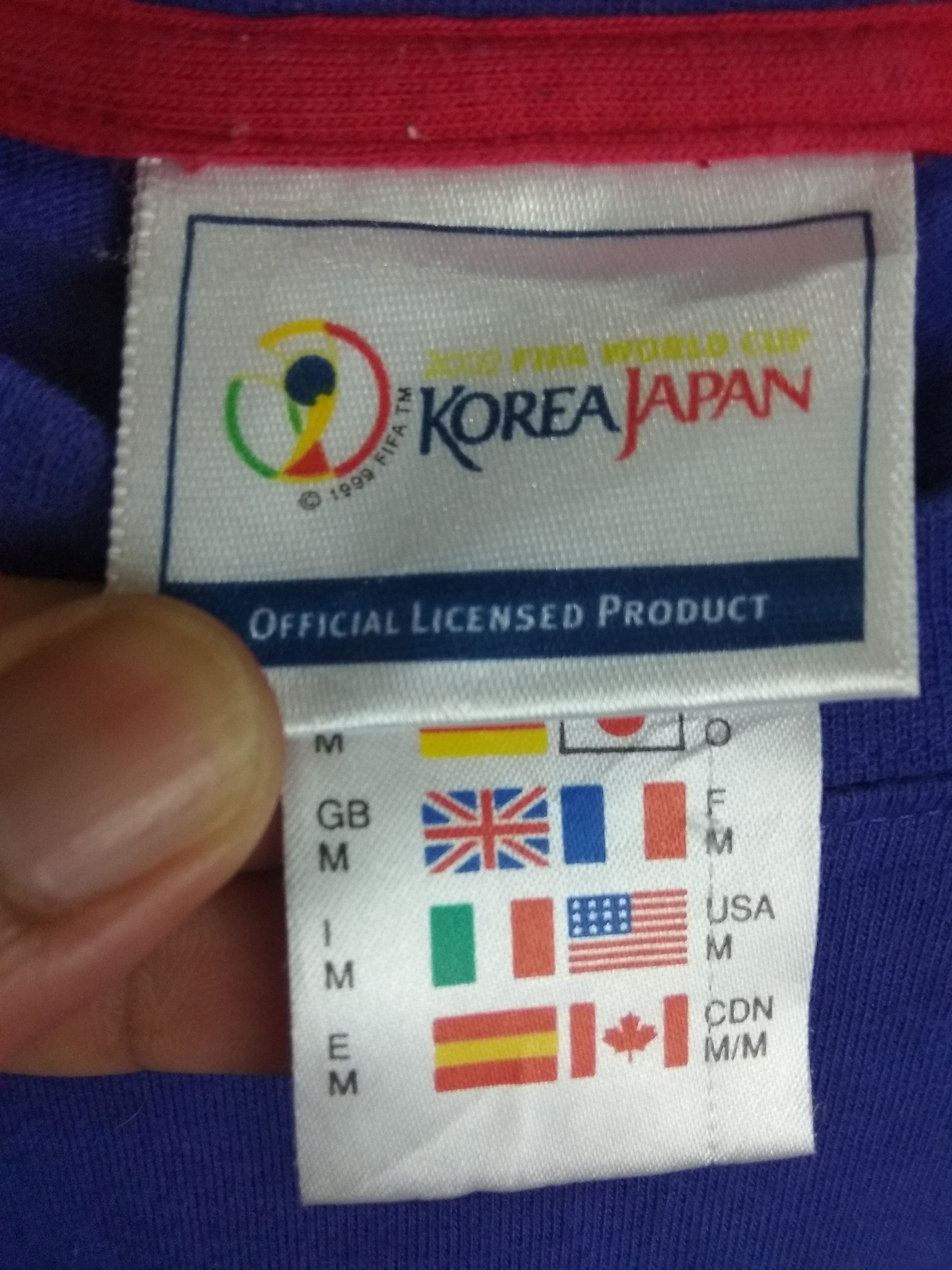 Adidas × Japanese Brand Vintage Adidas JFA Korea Japan 2002 World cup tshirt Size US M / EU 48-50 / 2 - 3 Thumbnail