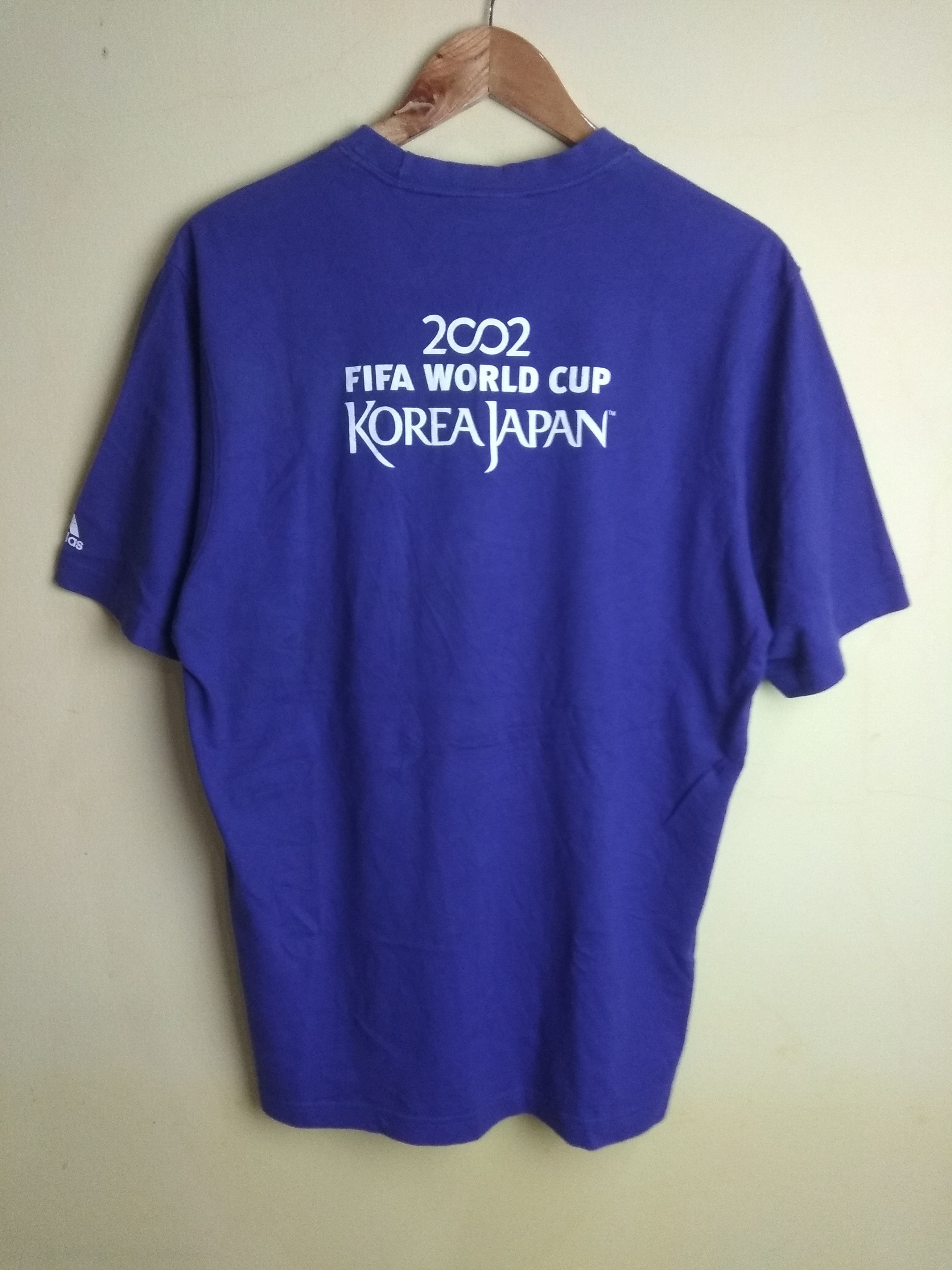 Adidas × Japanese Brand Vintage Adidas JFA Korea Japan 2002 World cup tshirt Size US M / EU 48-50 / 2 - 2 Thumbnail