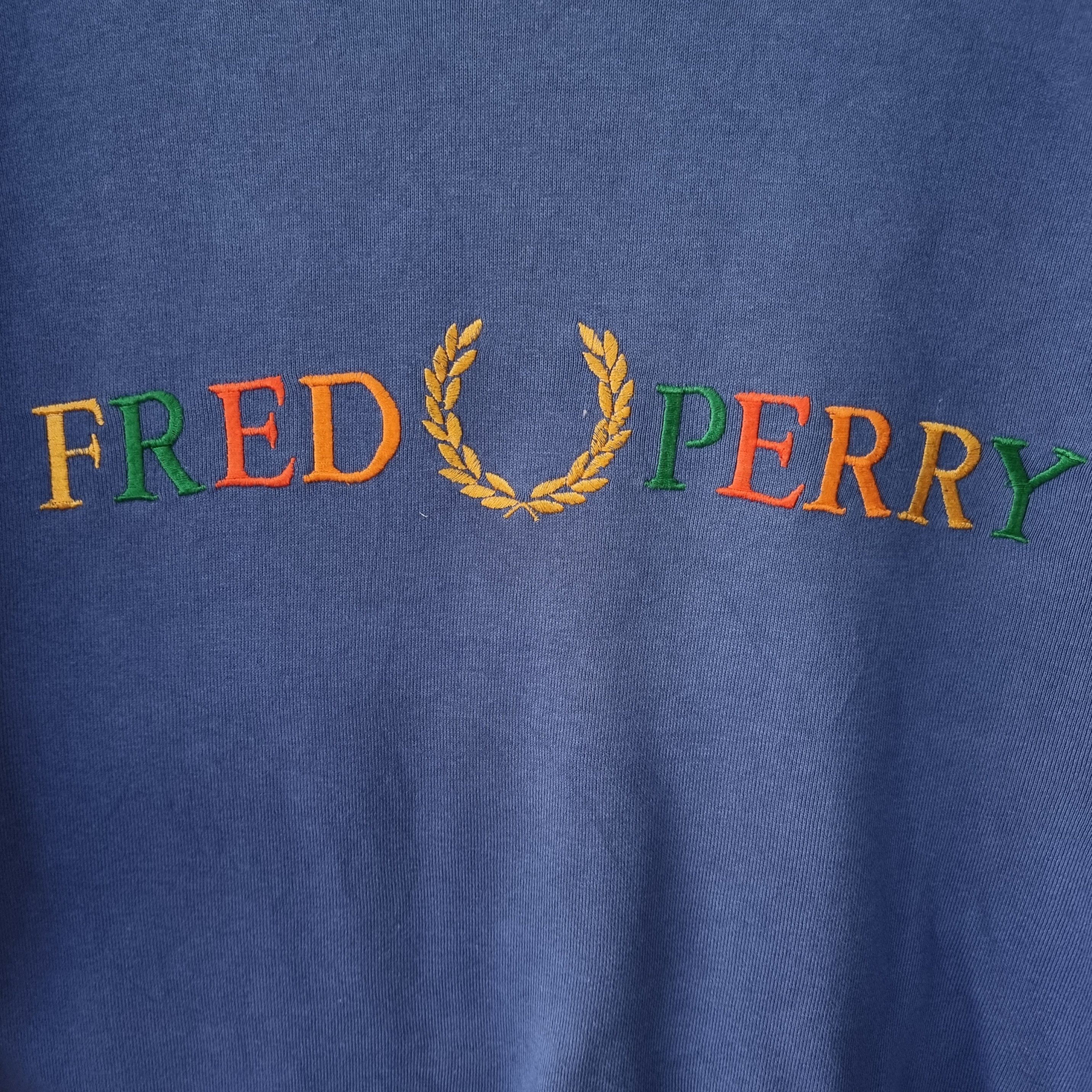 Fred Perry × Vintage Vintage rainbow logo freed perry ripped ringer style Size US L / EU 52-54 / 3 - 3 Thumbnail