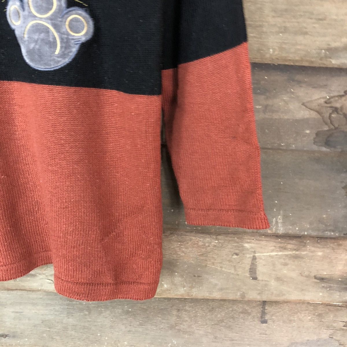 Japanese Brand Rogx cat Logo Black Knitwear #6829 Size M / US 6-8 / IT 42-44 - 5 Thumbnail