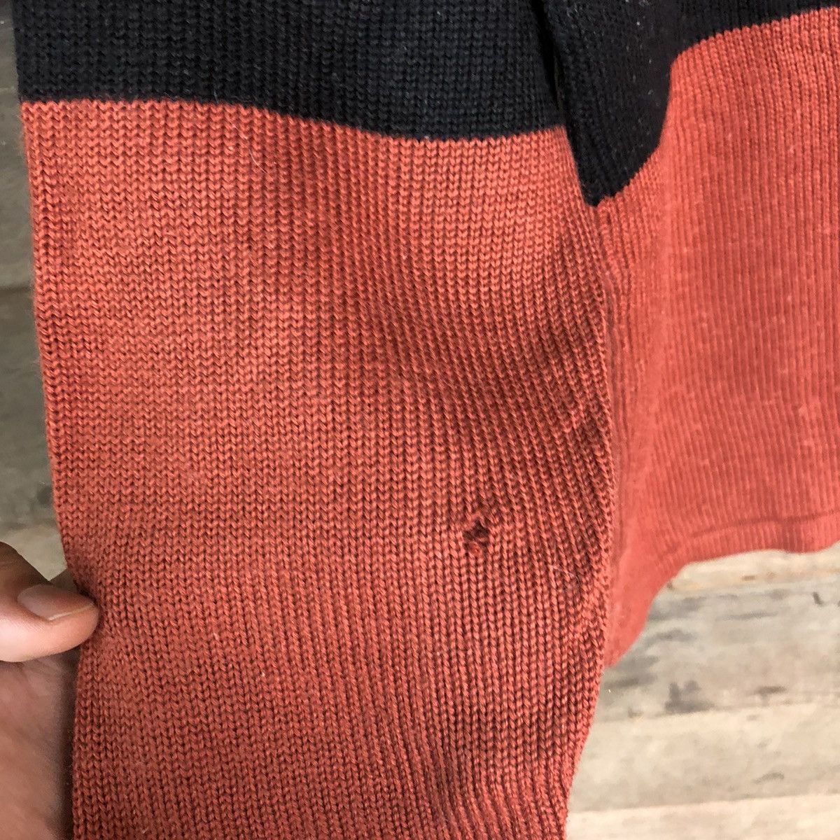 Japanese Brand Rogx cat Logo Black Knitwear #6829 Size M / US 6-8 / IT 42-44 - 7 Thumbnail