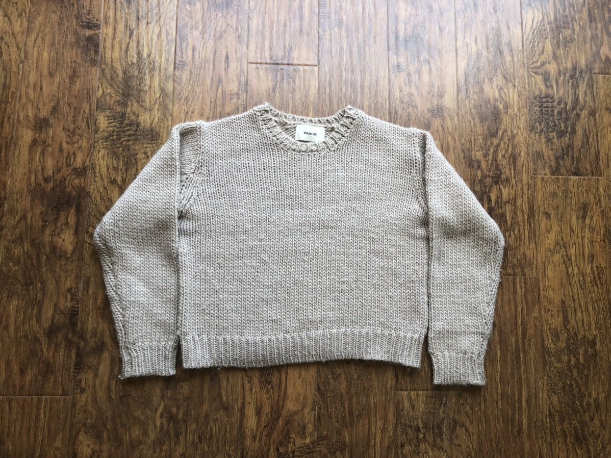 Vuja De Vuja De Ivory Low-Gauge Knit Sweater | Grailed