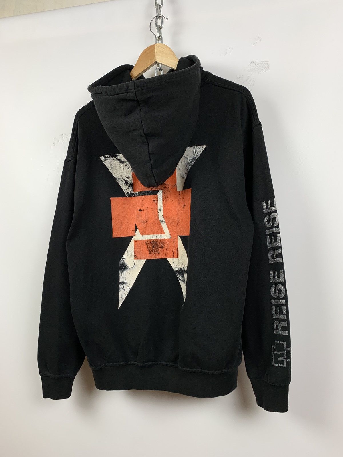 00s Vintage Rammstein Reise Reise Black Hoodie