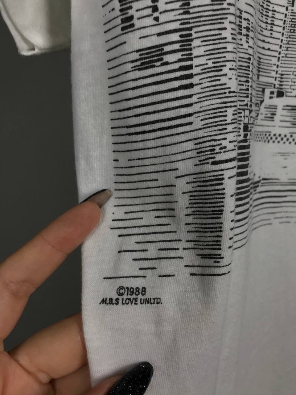 Vintage New York 1988 American vintage tee Size US L / EU 52-54 / 3 - 4 Thumbnail