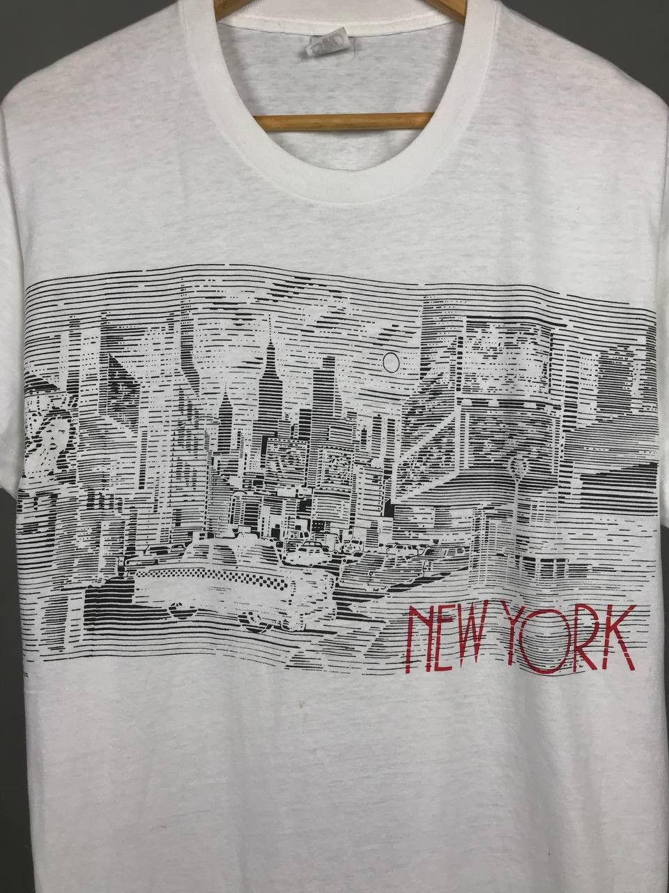 Vintage New York 1988 American vintage tee Size US L / EU 52-54 / 3 - 3 Thumbnail