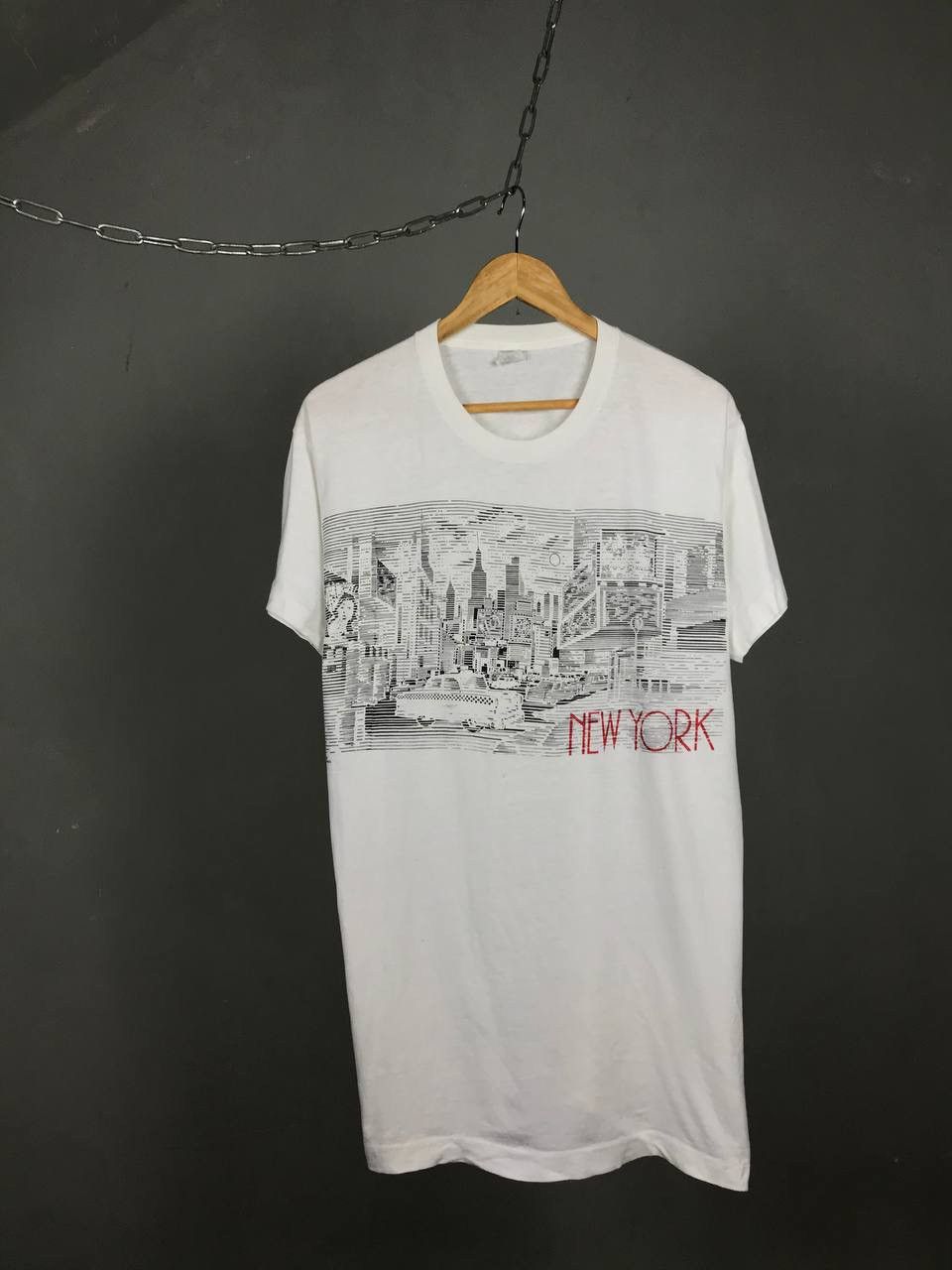 Vintage New York 1988 American vintage tee Size US L / EU 52-54 / 3 - 1 Thumbnail