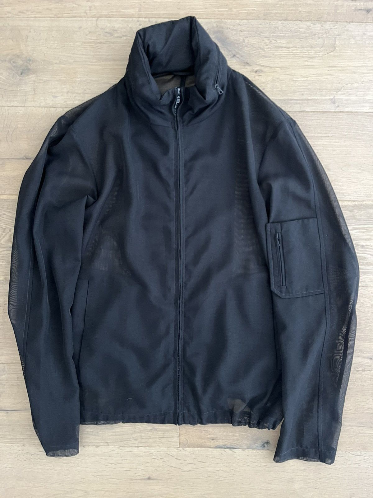 Jil Sander Raf Era Mesh MA-1 Cargo Jacket | Grailed