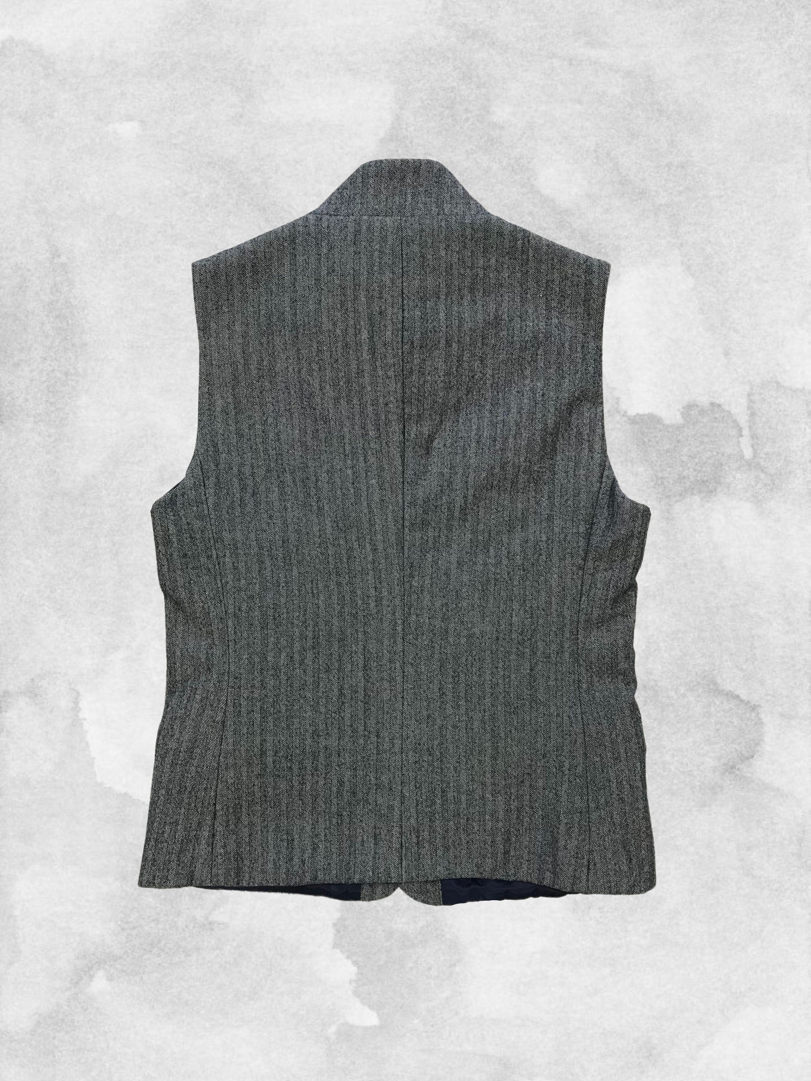 Suitsupply SUITSUPPLY Vest Subalpino Padded Waistcoat Wool Gilet Suit Size US XL / EU 56 / 4 - 2 Thumbnail