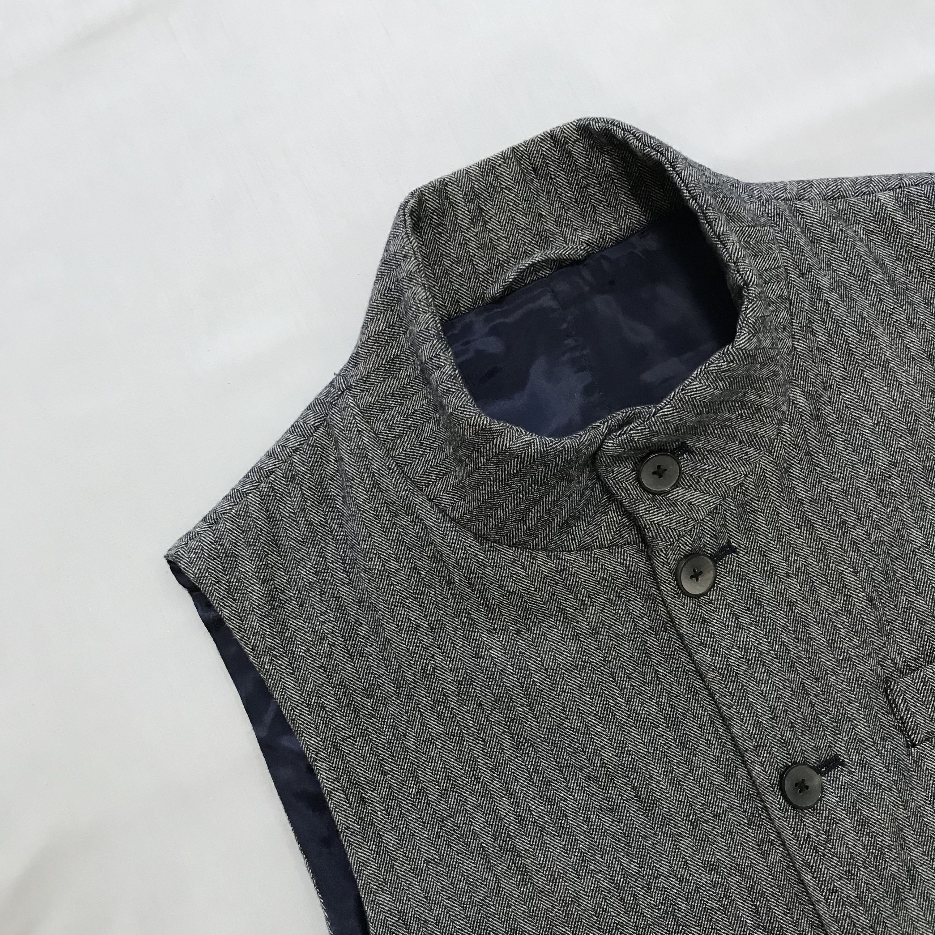 Suitsupply SUITSUPPLY Vest Subalpino Padded Waistcoat Wool Gilet Suit Size US XL / EU 56 / 4 - 3 Thumbnail