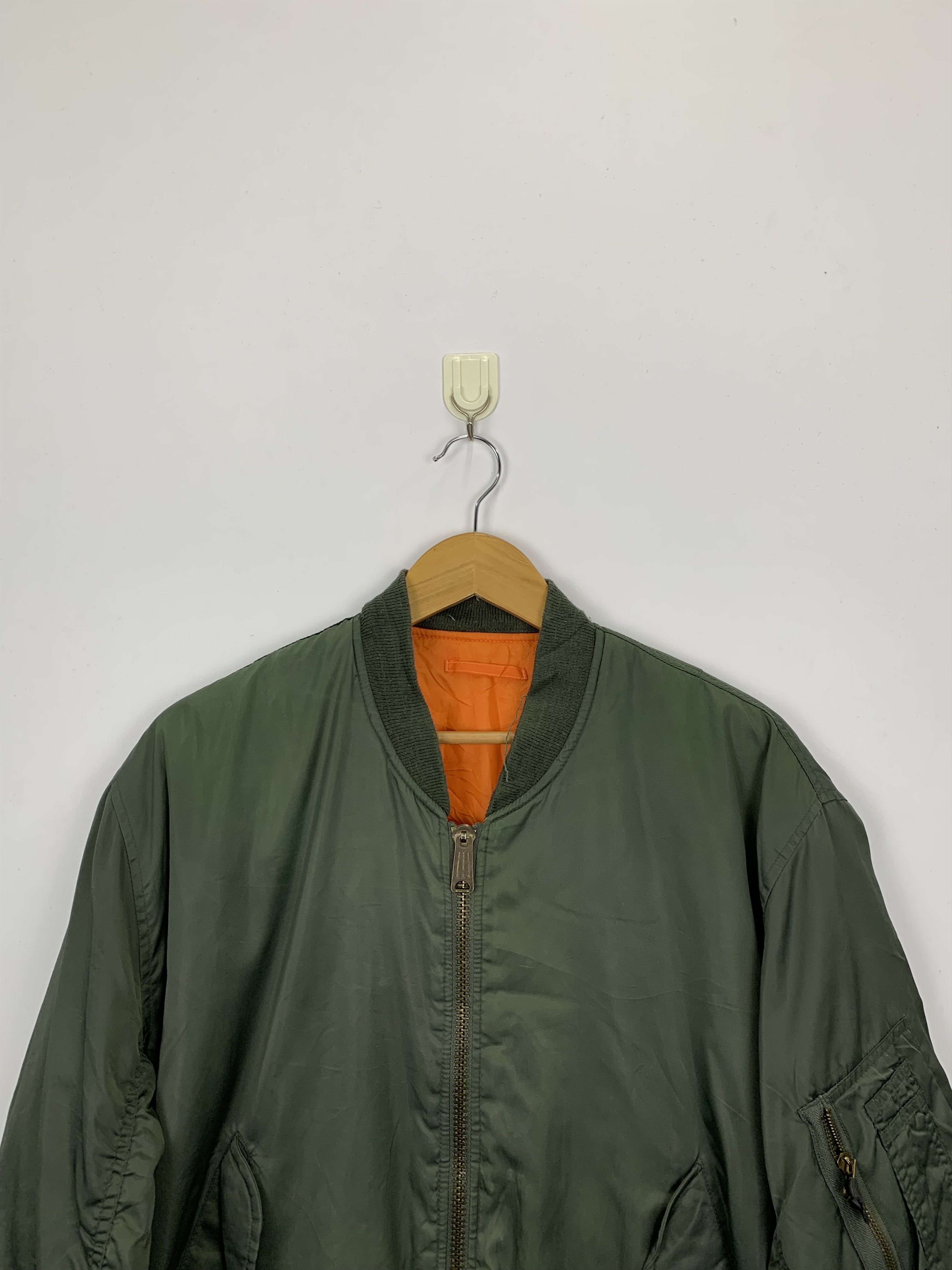 Vintage 90s Us Air Force Military Bomber Jacket J0779