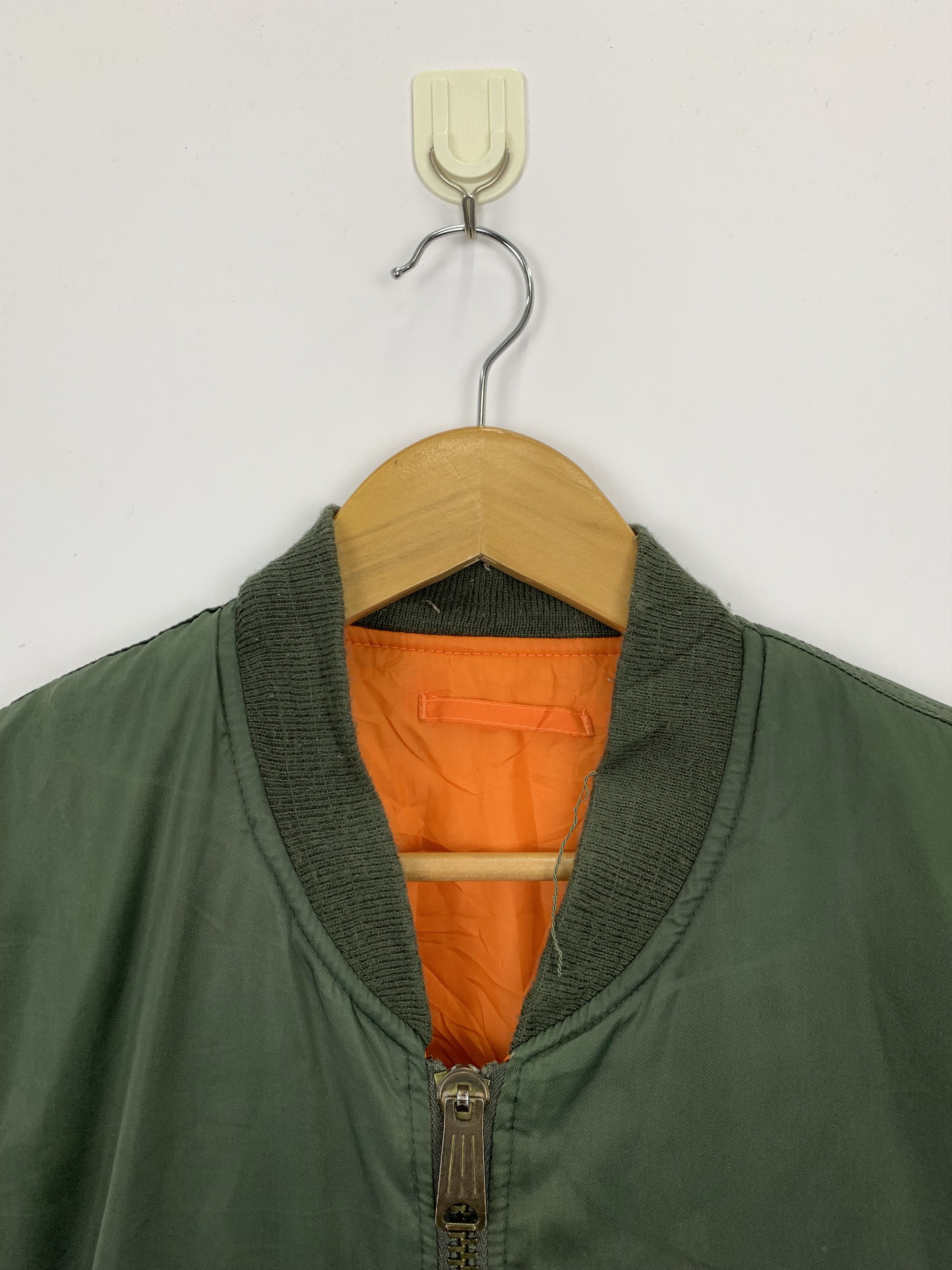 Vintage 90s Us Air Force Military Bomber Jacket J0779