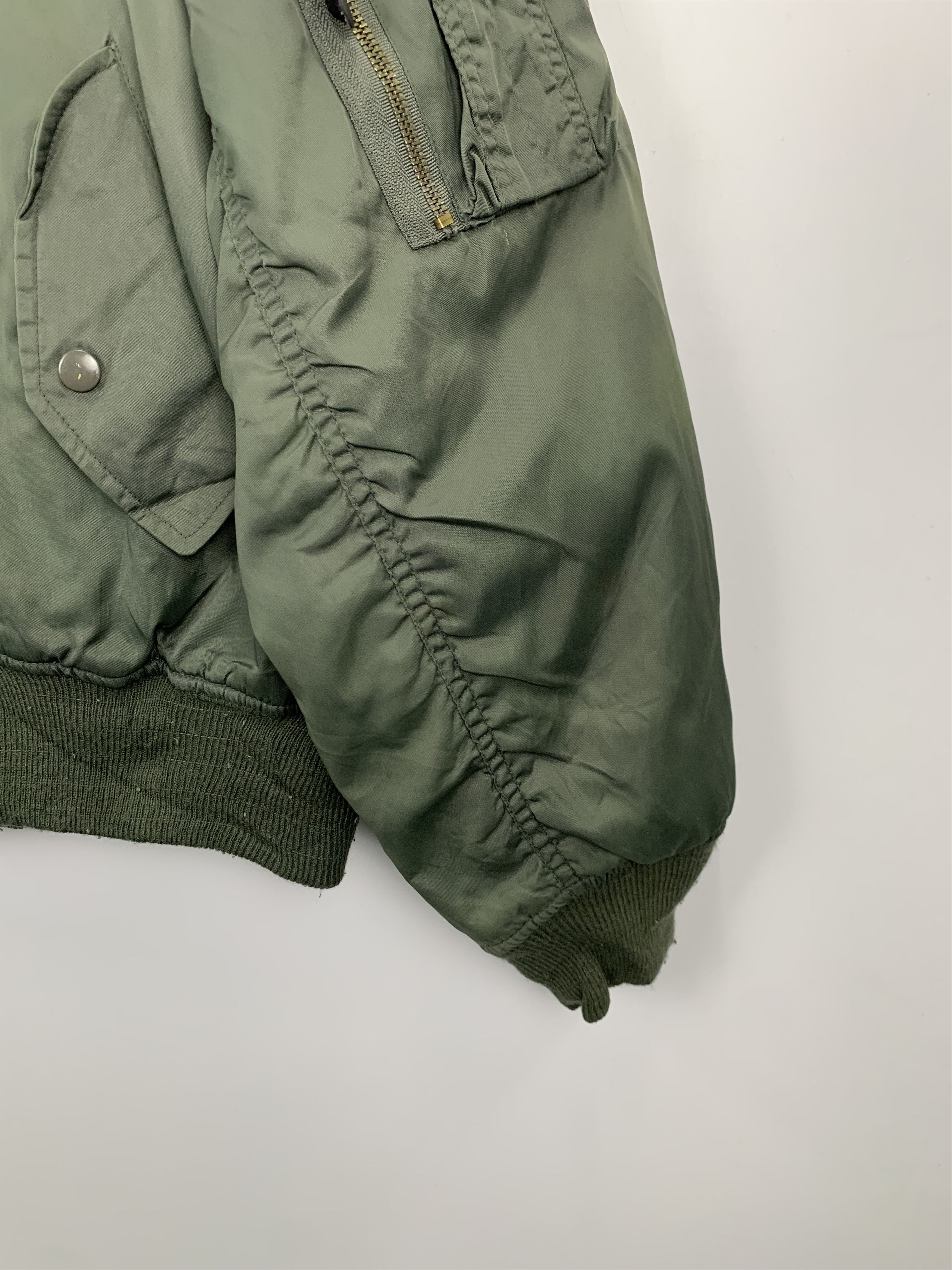 Vintage 90s Us Air Force Military Bomber Jacket J0779