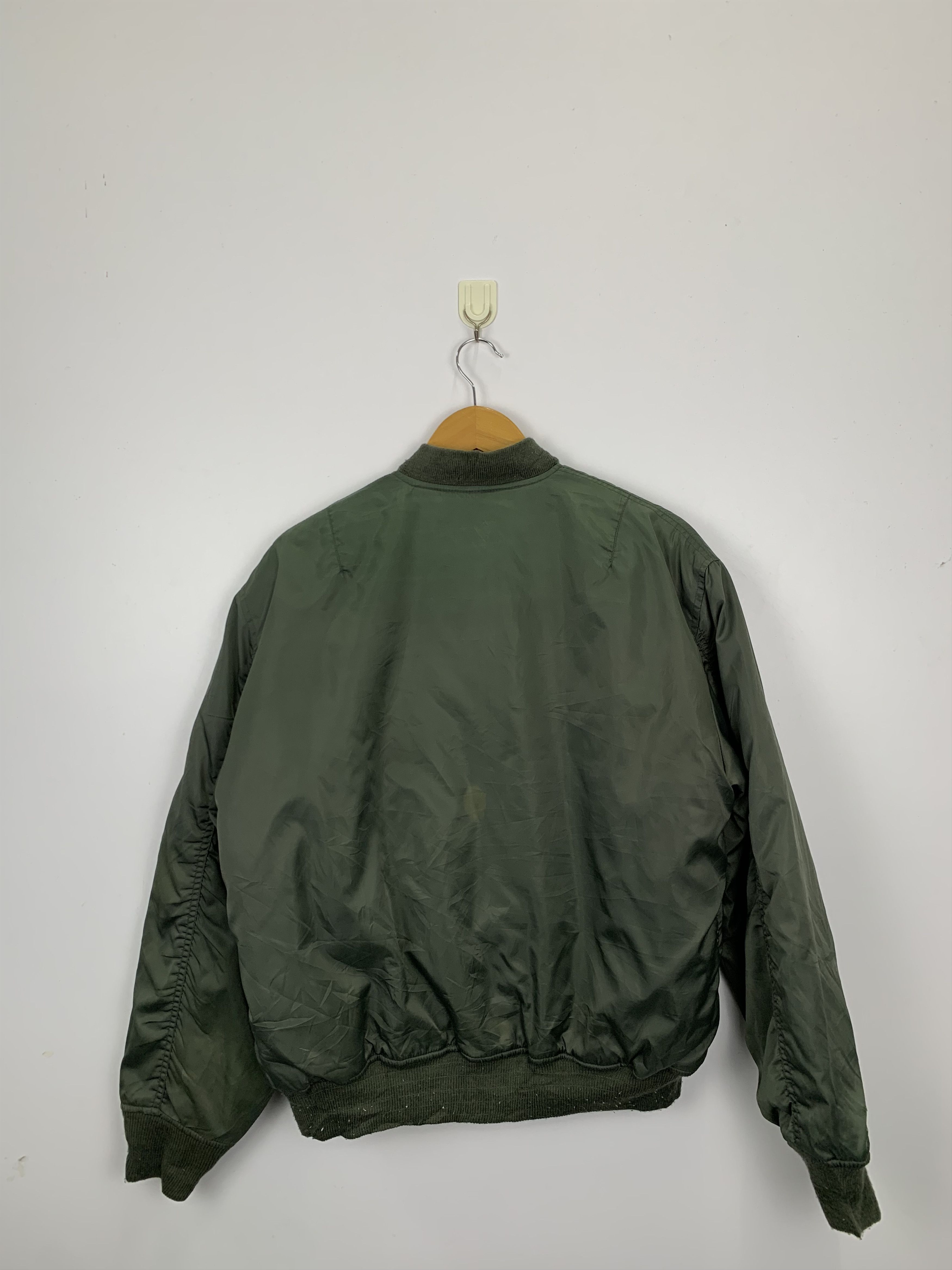 Vintage 90s Us Air Force Military Bomber Jacket J0779