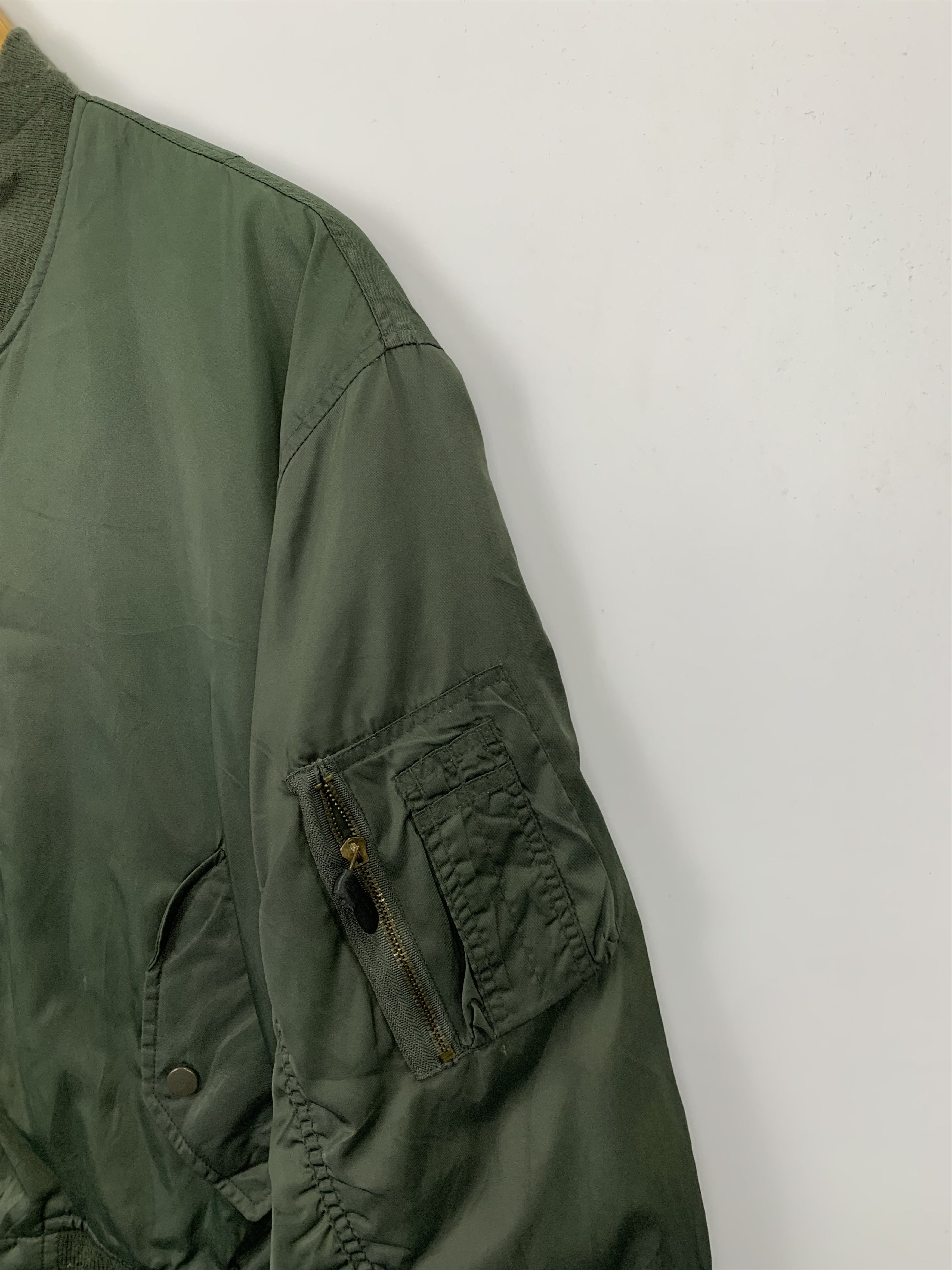 Vintage 90s Us Air Force Military Bomber Jacket J0779