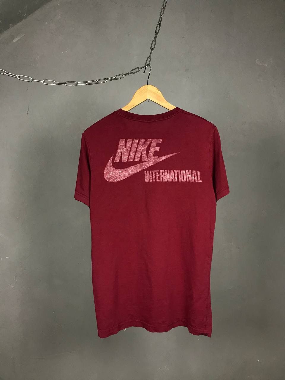 Nike × Vintage Nike swoosh International Great Britain overprinted tee Size US M / EU 48-50 / 2 - 4 Thumbnail