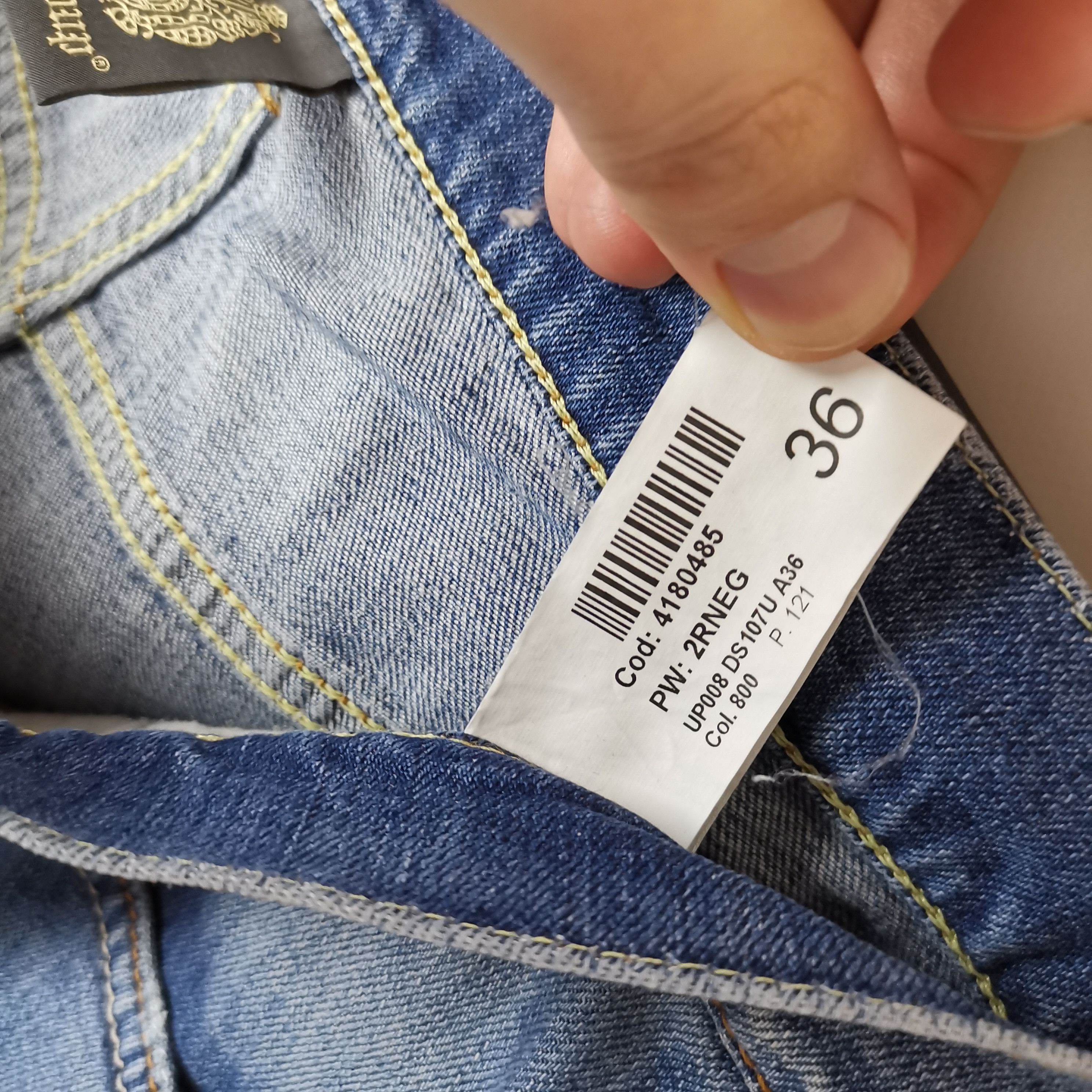 Dondup made in italy stretch blue music wash cruiser jeans