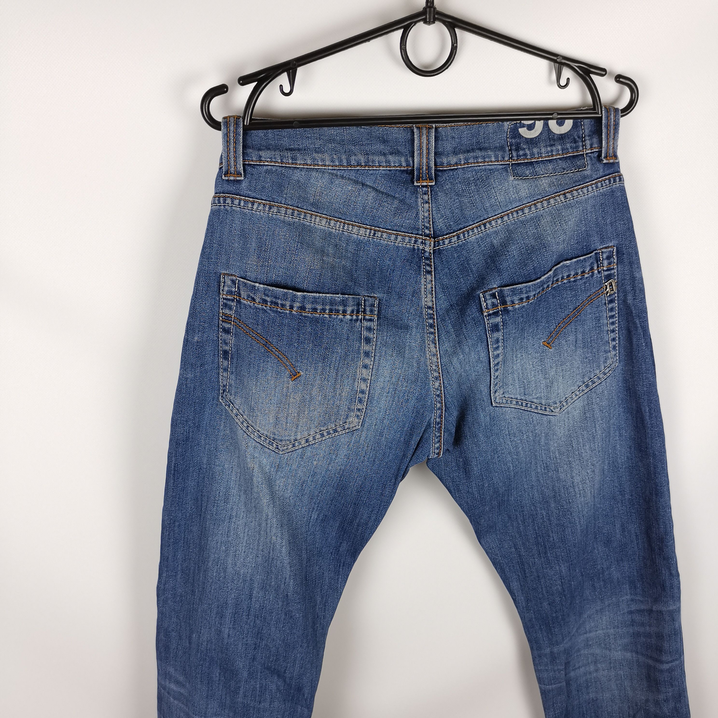 Dondup Dondup made in italy stretch blue music wash cruiser jeans Size US 33 - 4 Thumbnail
