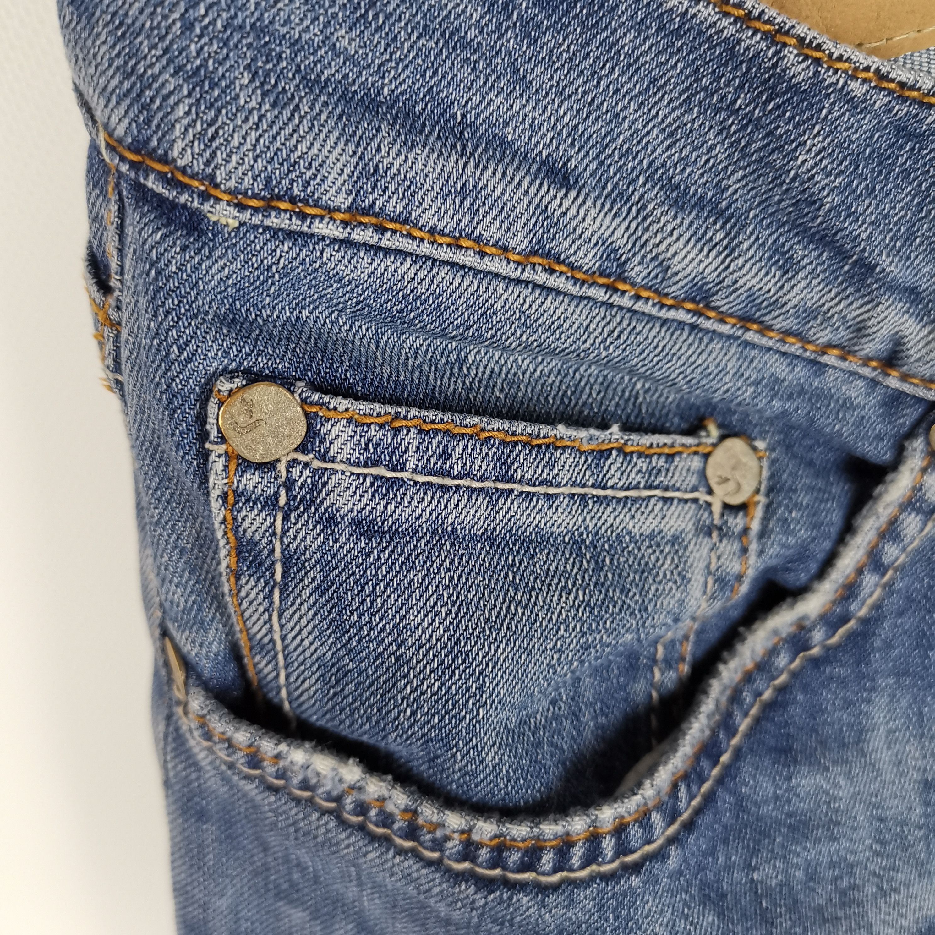 Dondup Dondup made in italy stretch blue music wash cruiser jeans Size US 33 - 5 Thumbnail