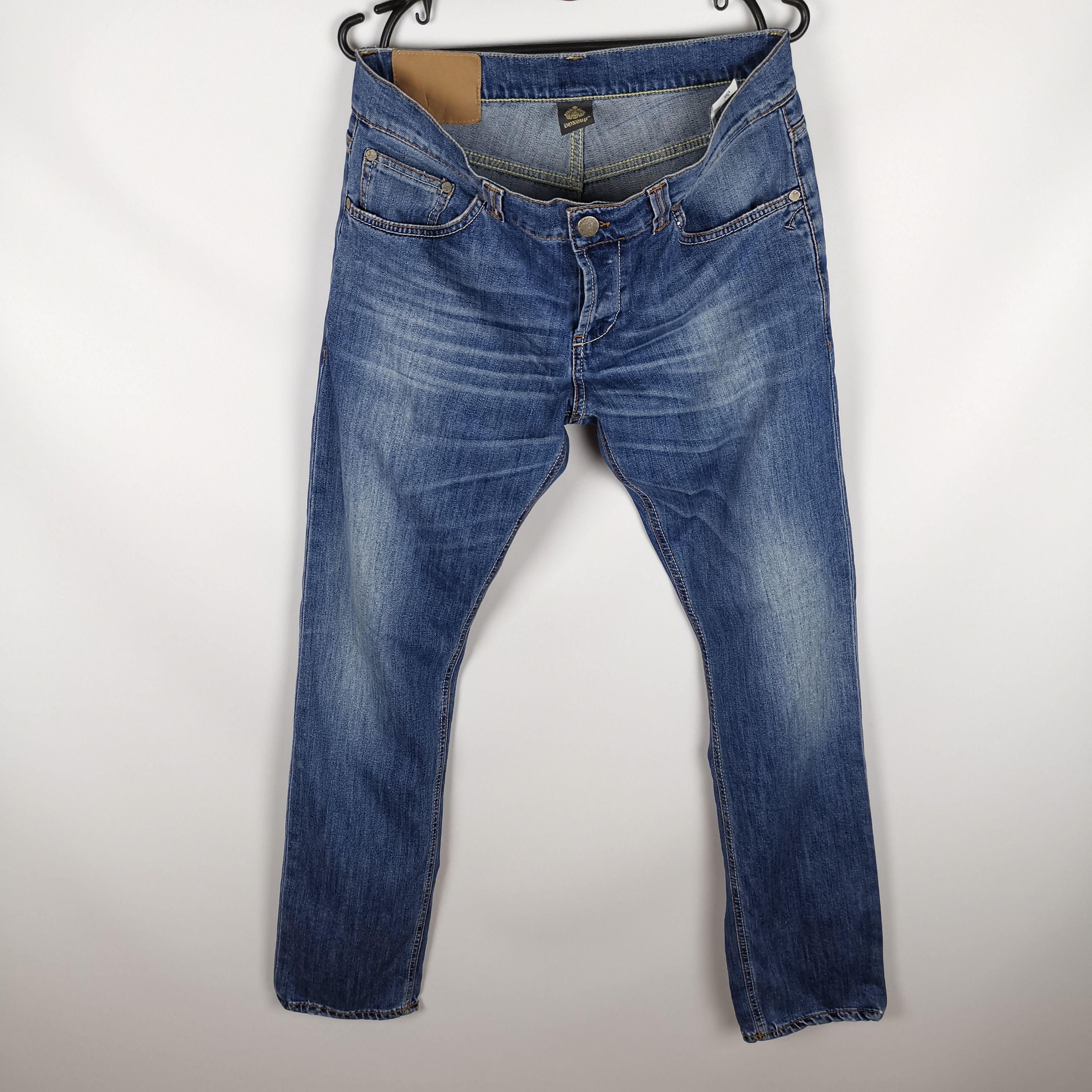 Dondup Dondup made in italy stretch blue music wash cruiser jeans Size US 33 - 7 Thumbnail