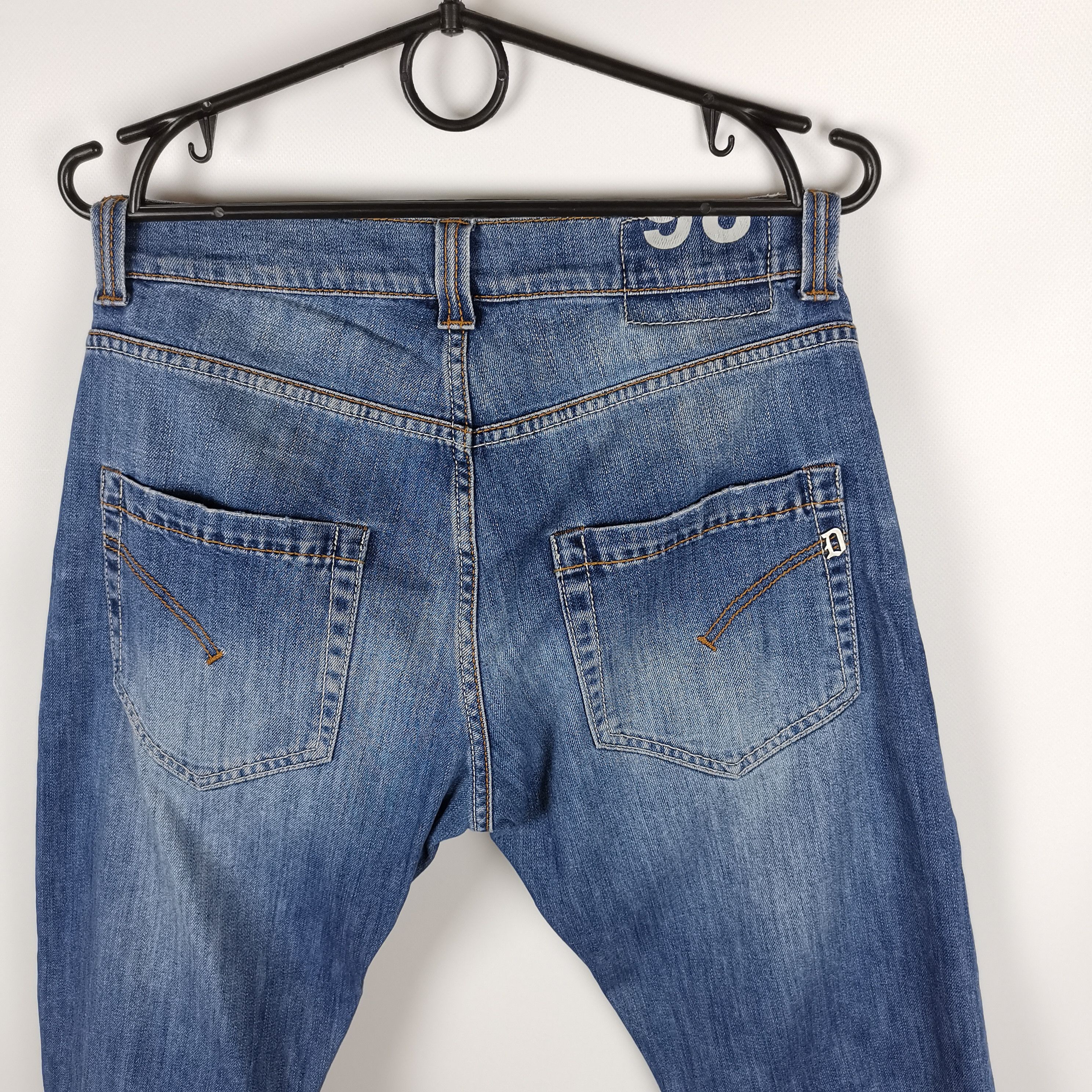 Dondup Dondup made in italy stretch blue music wash cruiser jeans Size US 33 - 1 Thumbnail