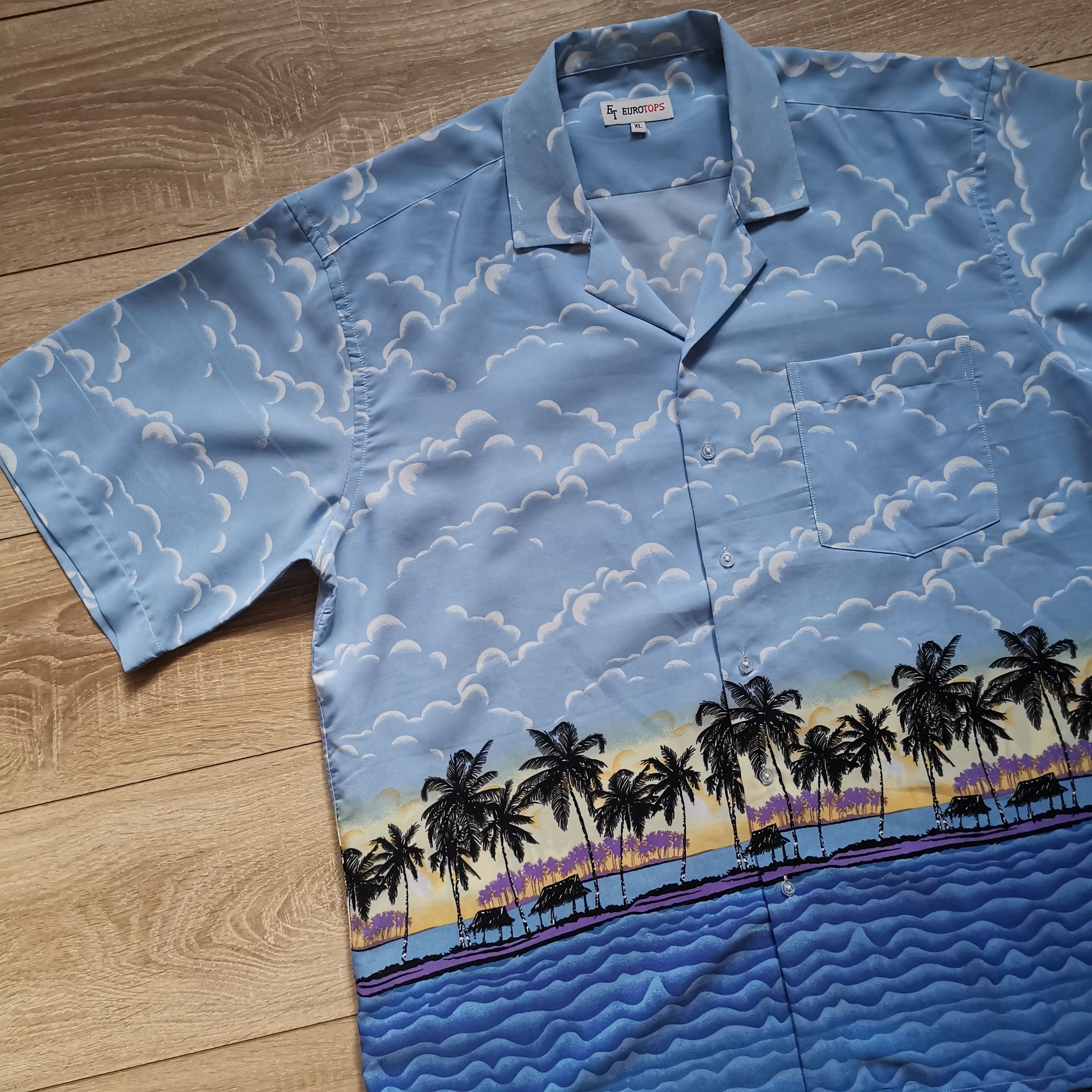 Other Eurotops vintage Hawaiian shirt beach Palm sun Size US XL / EU 56 / 4 - 3 Thumbnail