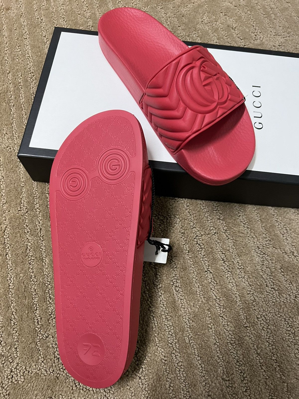 Gucci Gucci Quilted GG Rubber Size US 9 / EU 42 - 2 Thumbnail
