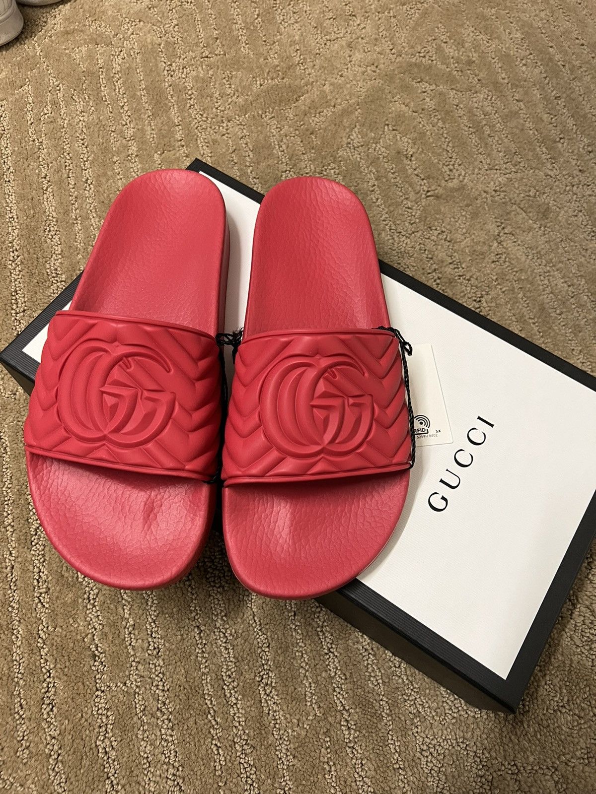 Gucci Gucci Quilted GG Rubber Size US 9 / EU 42 - 1 Thumbnail