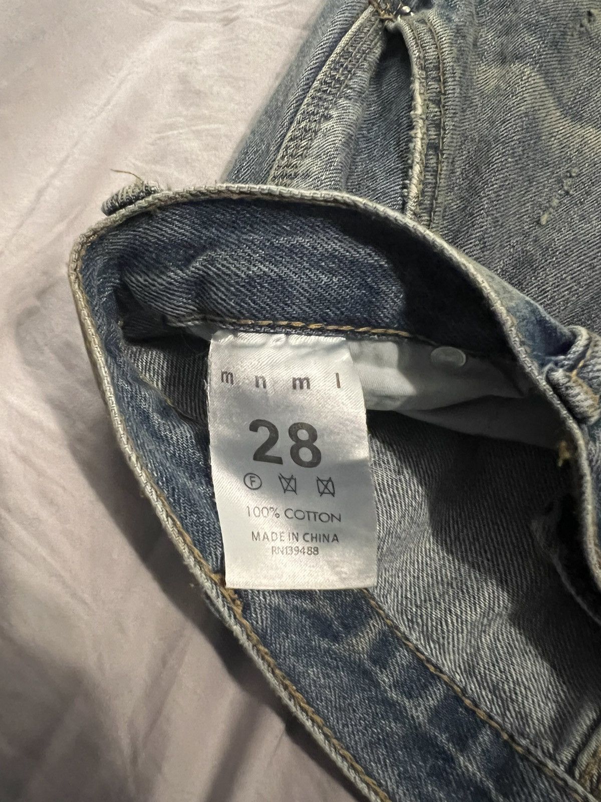 MNML Mnml Paint Splatter Denims Size US 28 / EU 44 - 3 Thumbnail