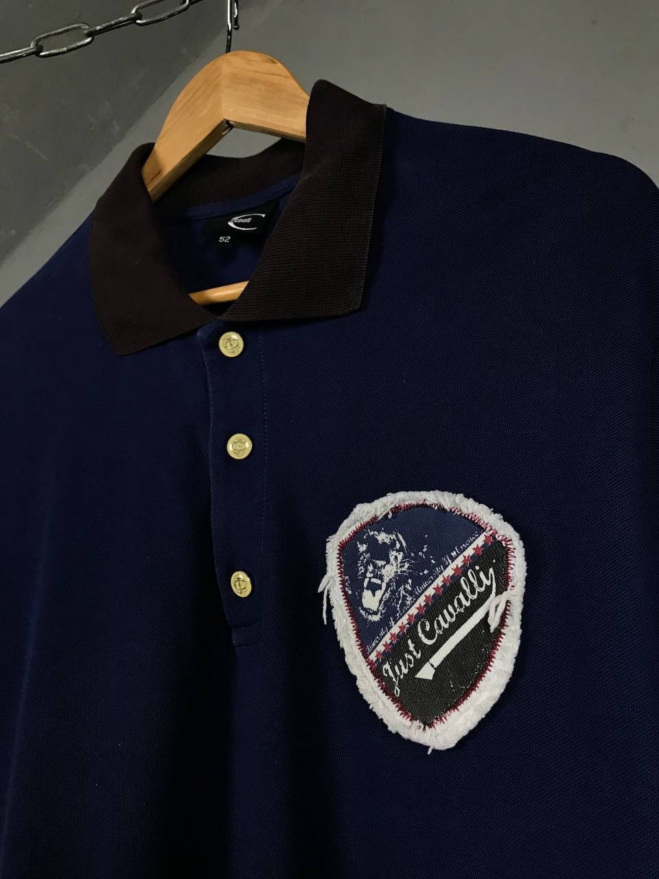 Designer × Just Cavalli Just Cavalli luxury streetwear polo tee Size US L / EU 52-54 / 3 - 3 Thumbnail