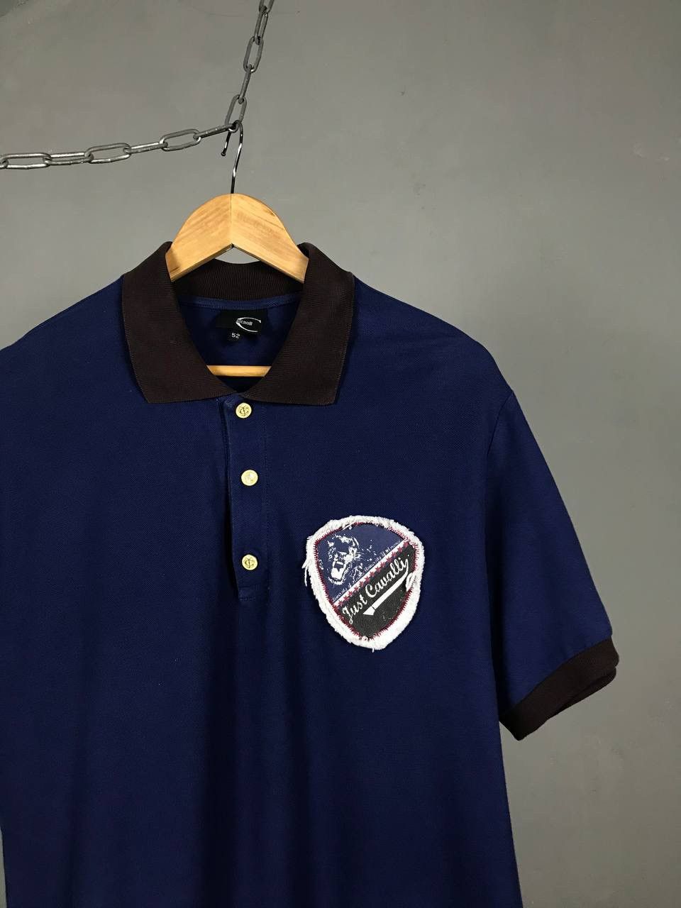 Designer × Just Cavalli Just Cavalli luxury streetwear polo tee Size US L / EU 52-54 / 3 - 2 Thumbnail