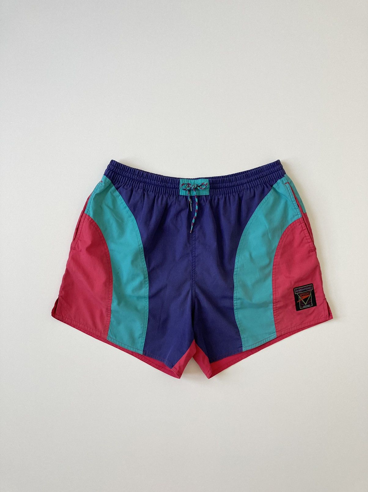 Vintage colorful shorts Speedo Vintage 90’s L Size US 34 / EU 50 - 1 Preview