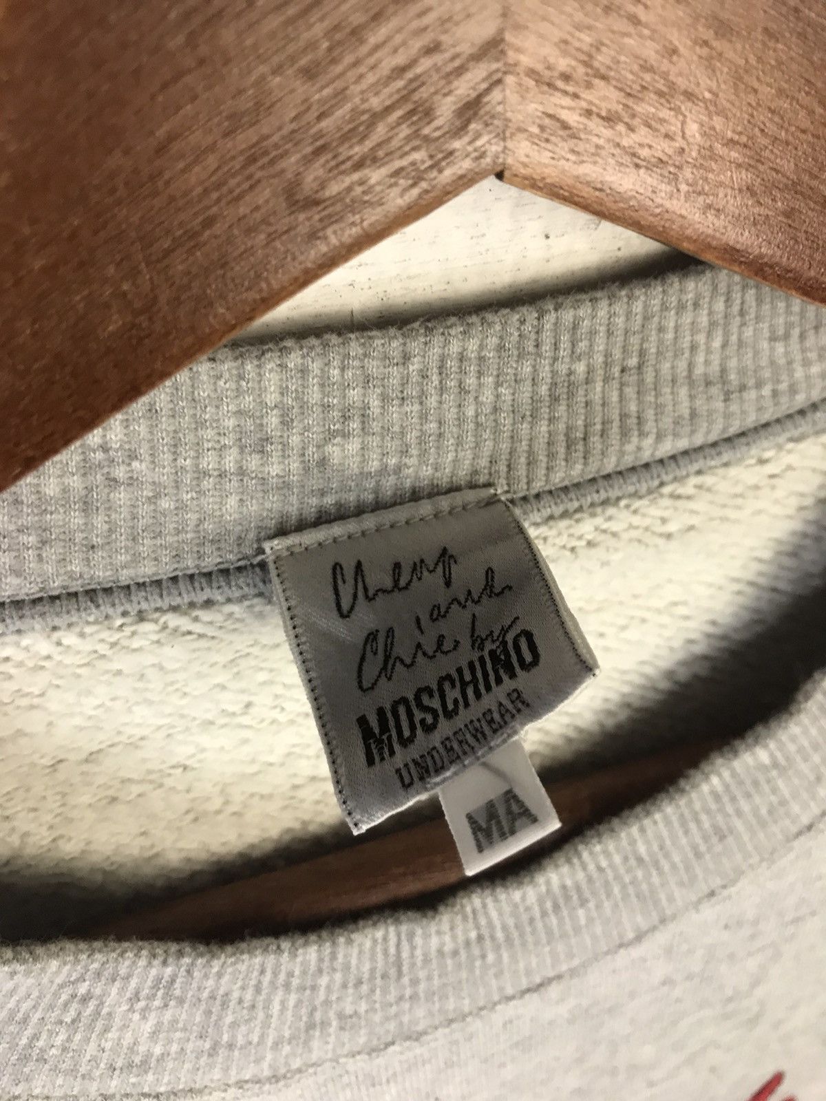 Japanese Brand × Moschino × Vintage Vintage Moschino “Cheap and Chic” Embroidery Sweatshirt Size US M / EU 48-50 / 2 - 4 Thumbnail