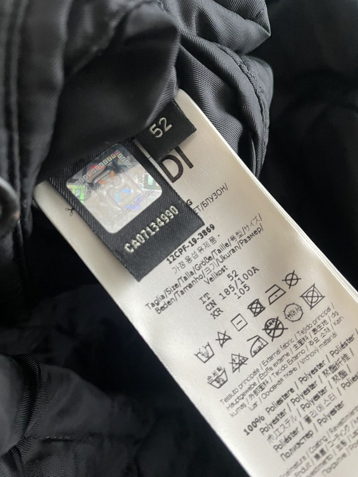 Fendi Super Runway $3,500 NEW Limited Edition Faded FF Logo Bomber Size US XXL / EU 58 / 5 - 9 Thumbnail