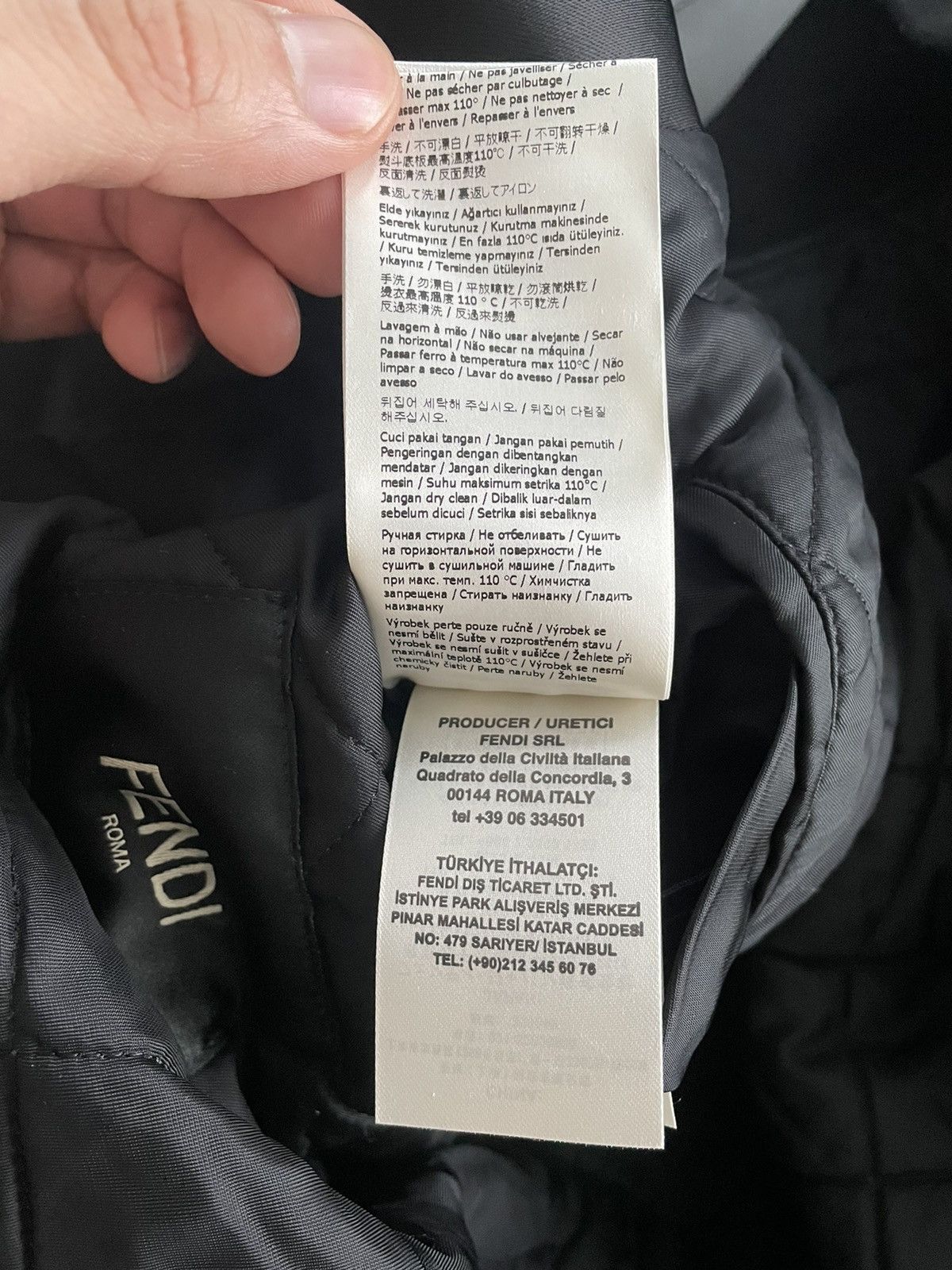 Fendi Super Runway $3,500 NEW Limited Edition Faded FF Logo Bomber Size US XXL / EU 58 / 5 - 12 Thumbnail