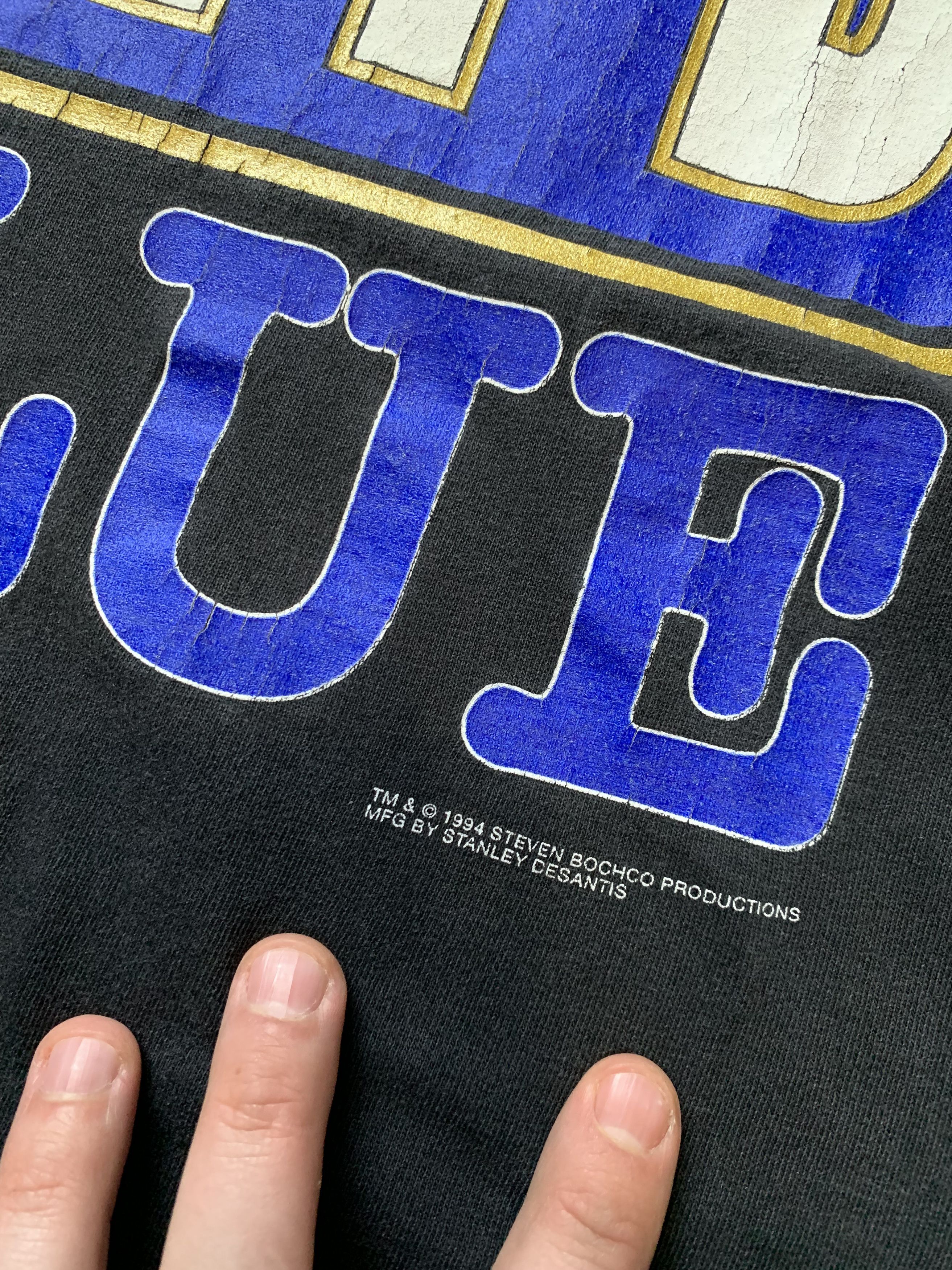 Other Vintage 1994 NYPD BLUE T-Shirt Size US L / EU 52-54 / 3 - 4 Thumbnail