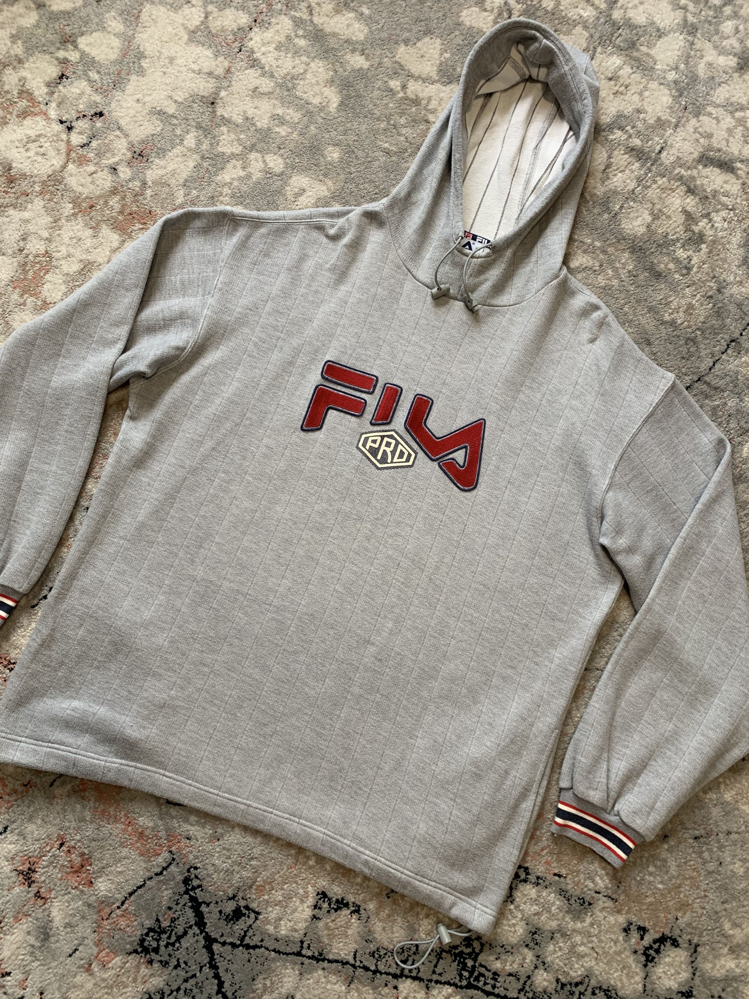 Fila Vintage Fila PRO Hoodie Size US XL / EU 56 / 4 - 2 Thumbnail
