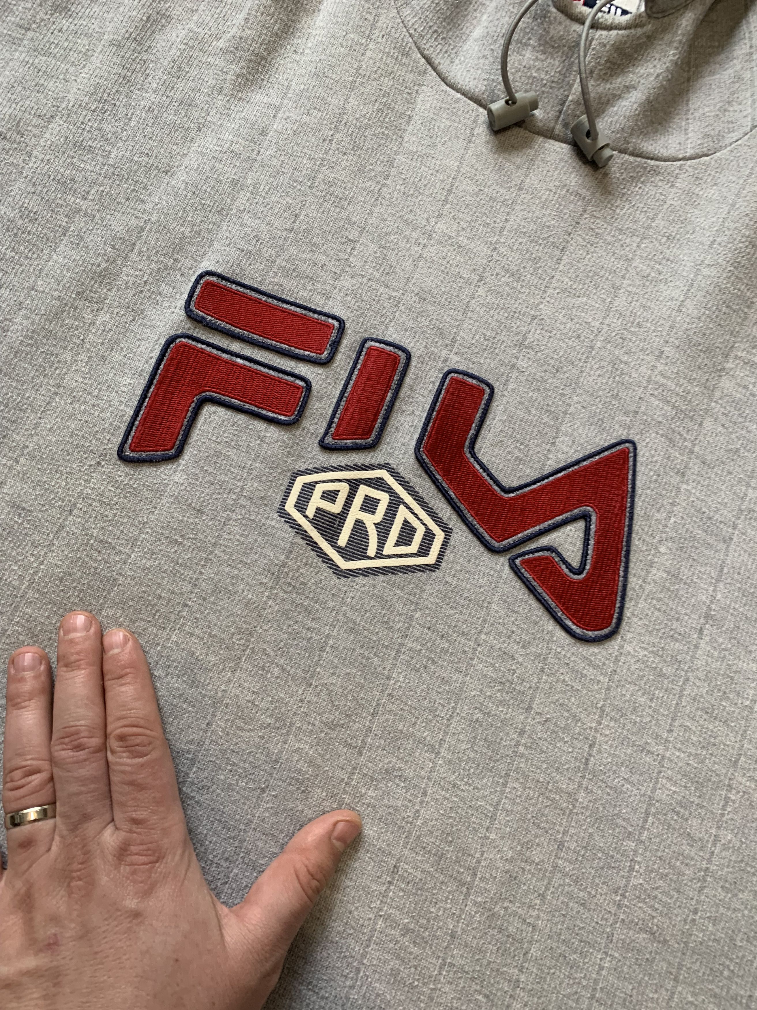 Fila Vintage Fila PRO Hoodie Size US XL / EU 56 / 4 - 4 Thumbnail