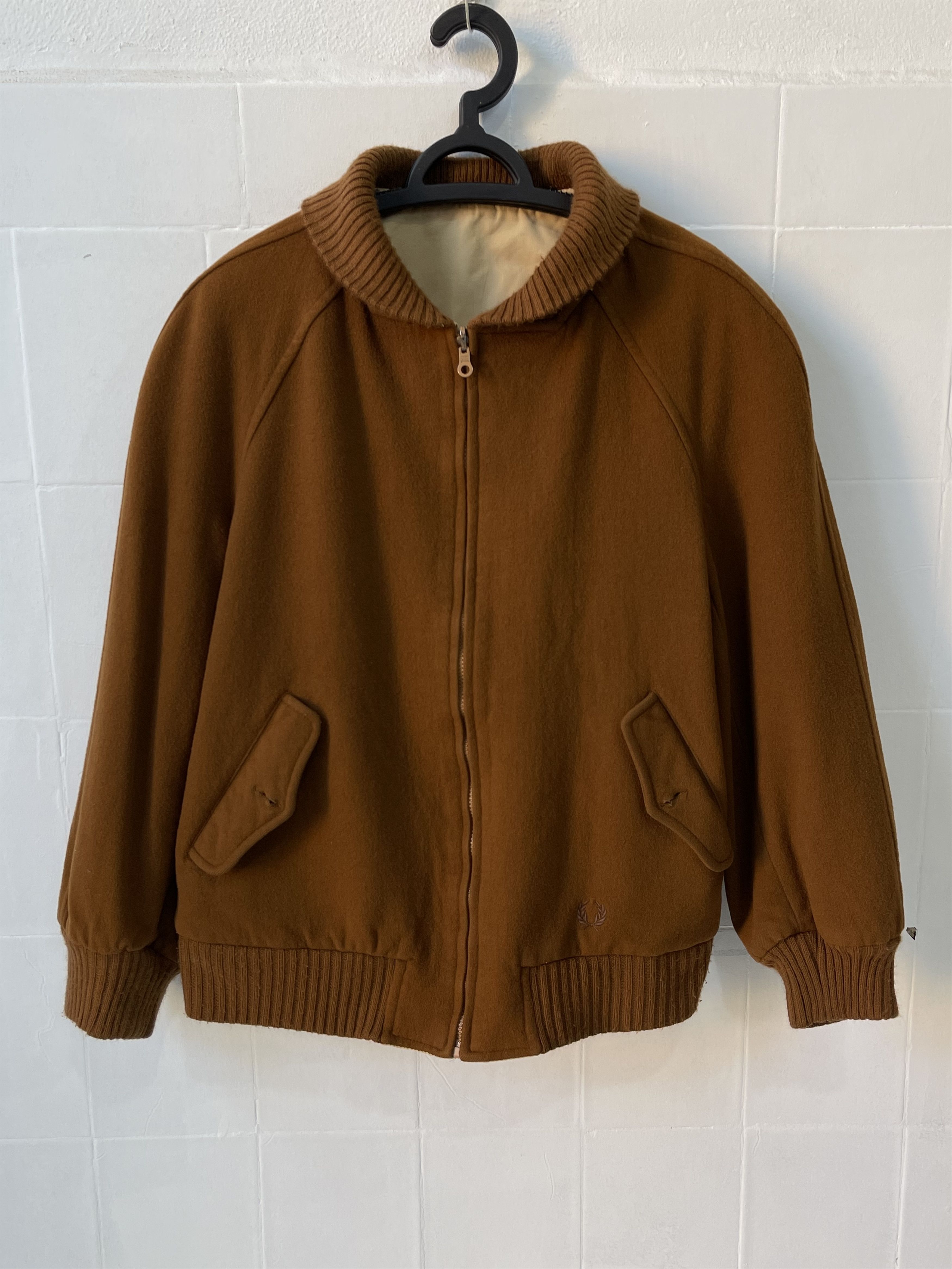 Fred Perry Reversible rare Bomber jacket Fred Perry small size Size US S / EU 44-46 / 1 - 8 Thumbnail